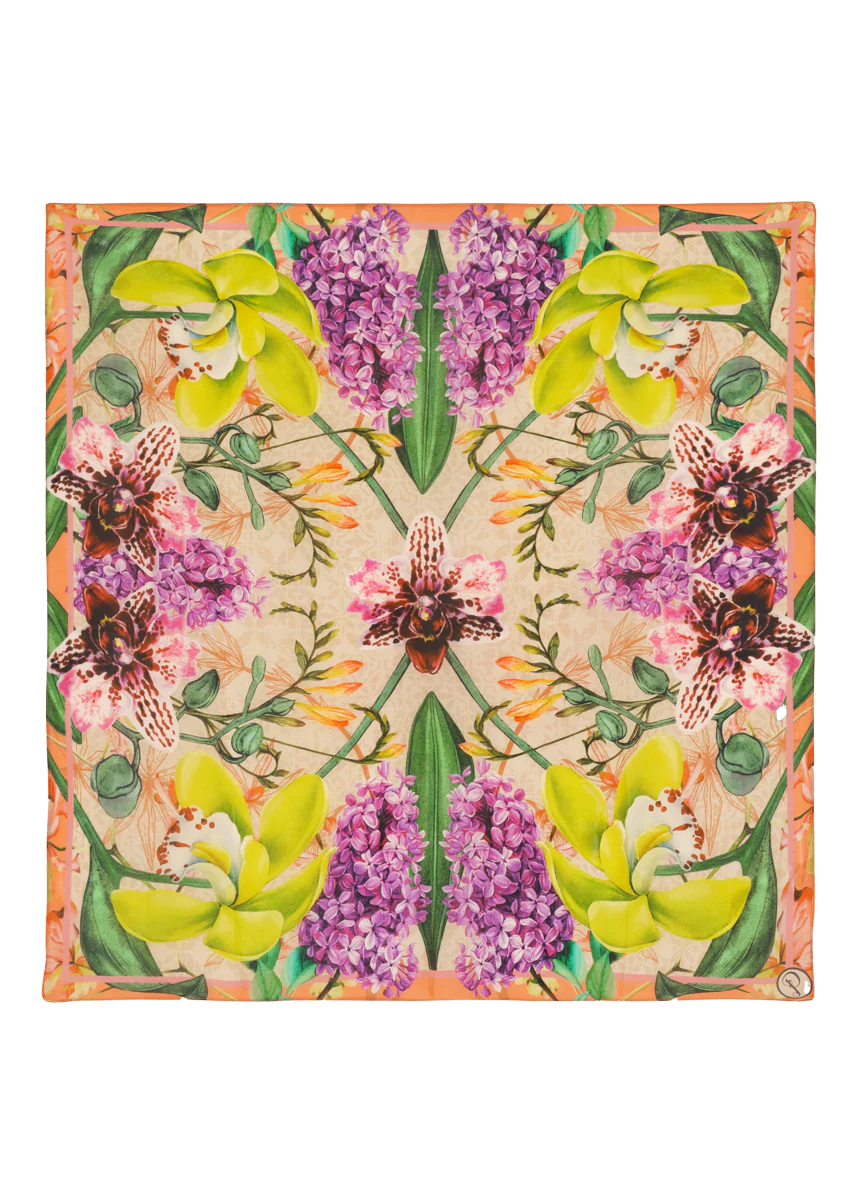 100% Silk Exotic Evening Scarf - Image 3