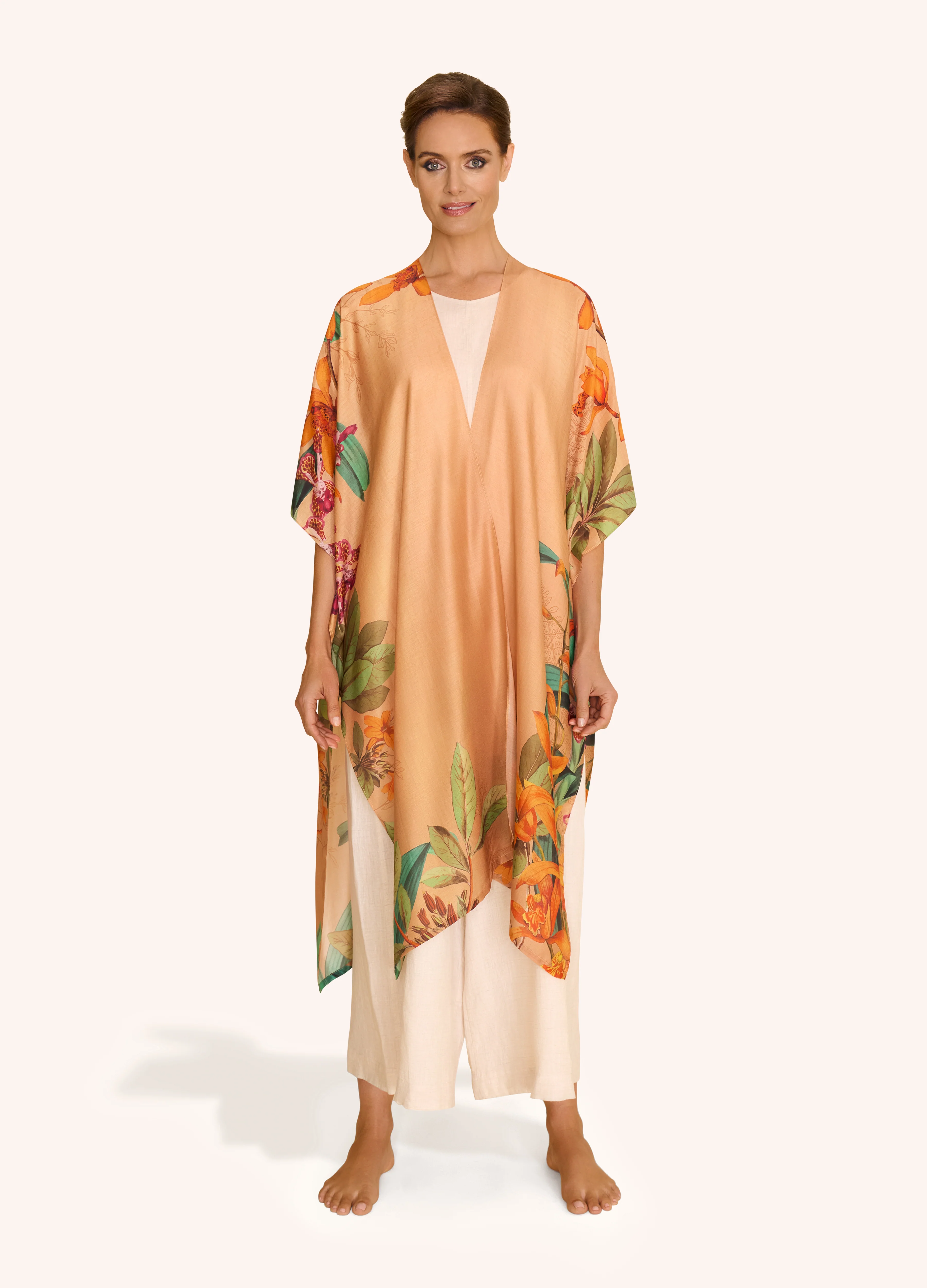 Beach Wrap Around - Botany Bliss - Champagne