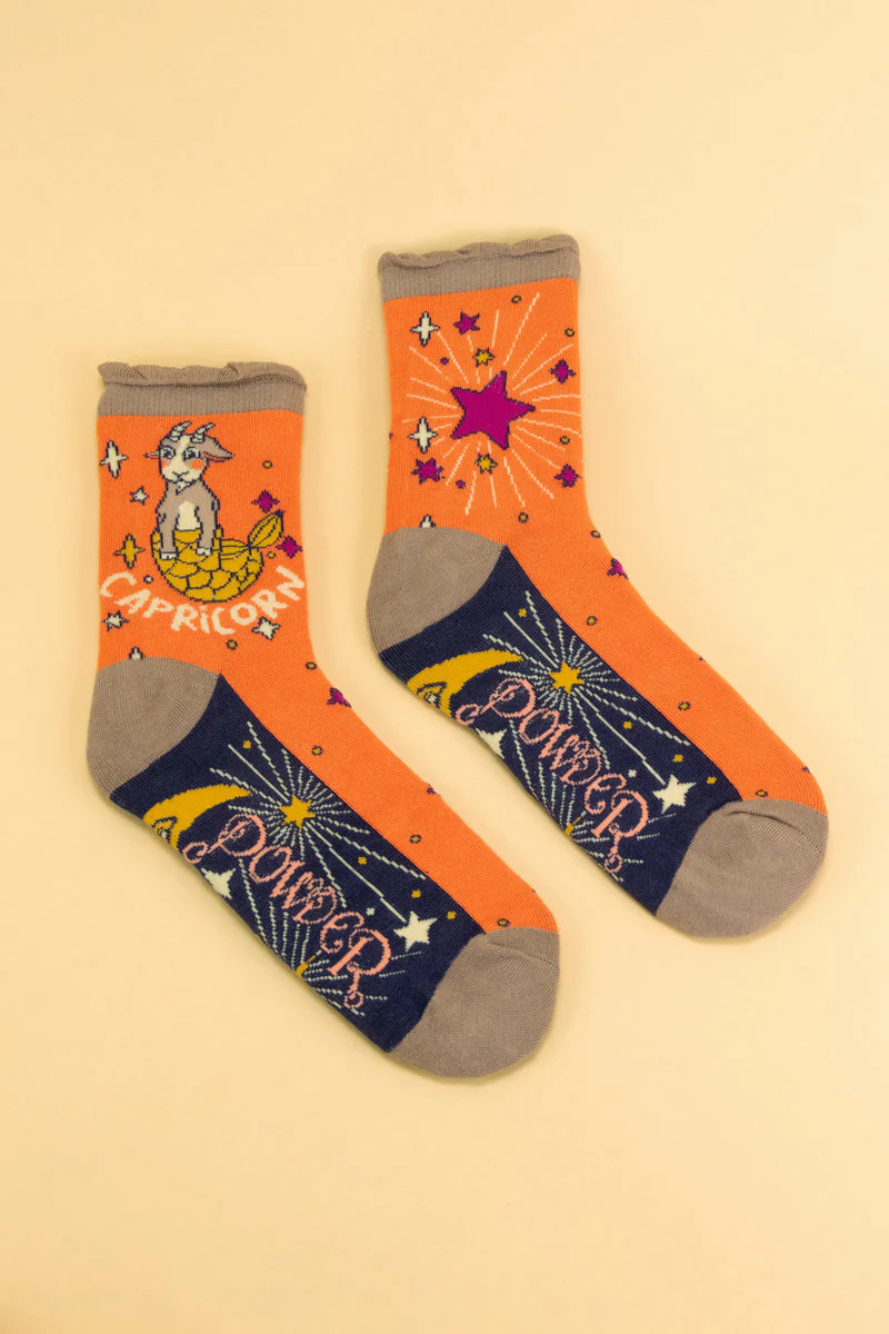 Capricorn Zodiac Ankle Socks - Image 3