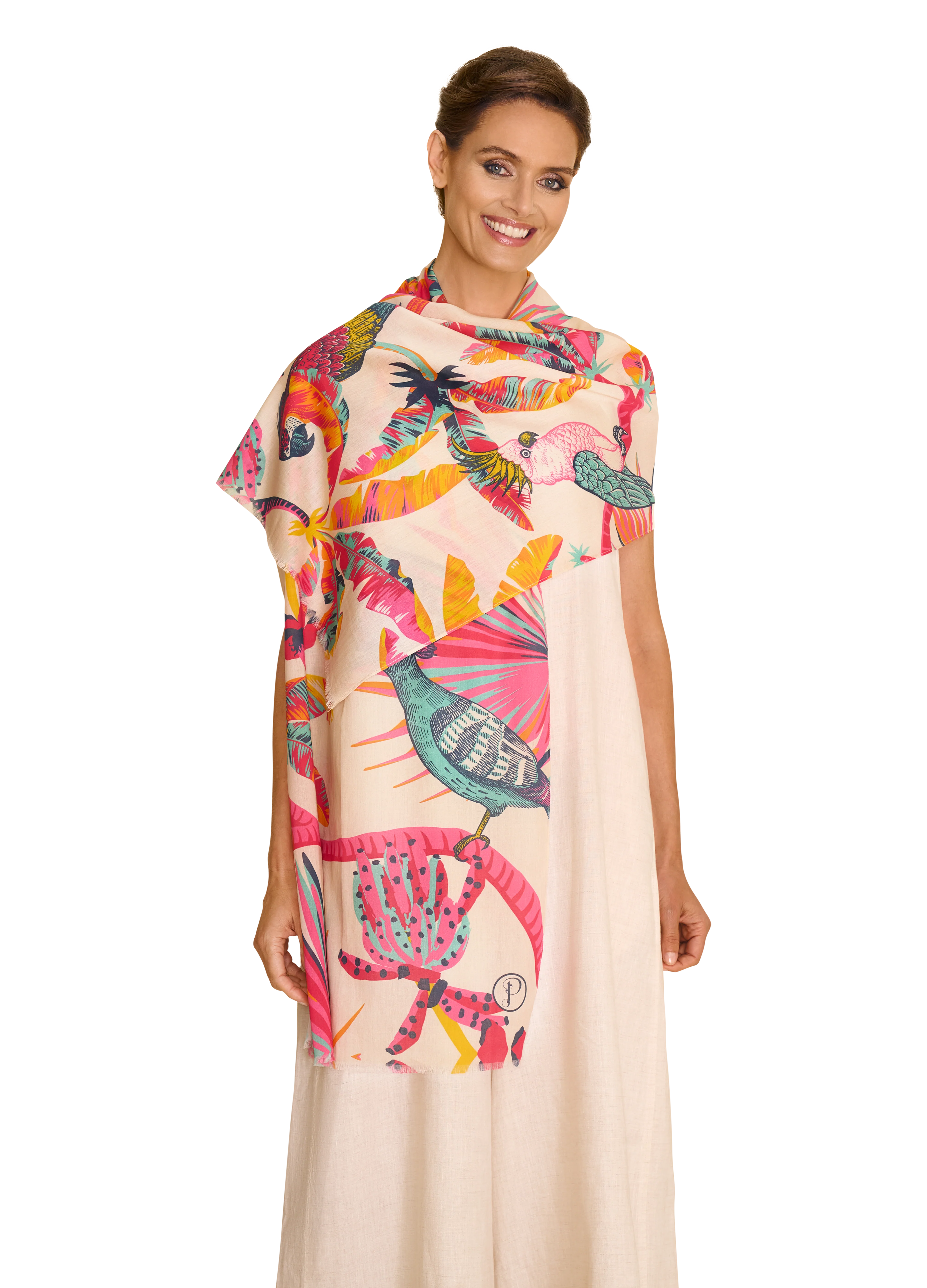 Cotton Scarf - Tropical Paradise