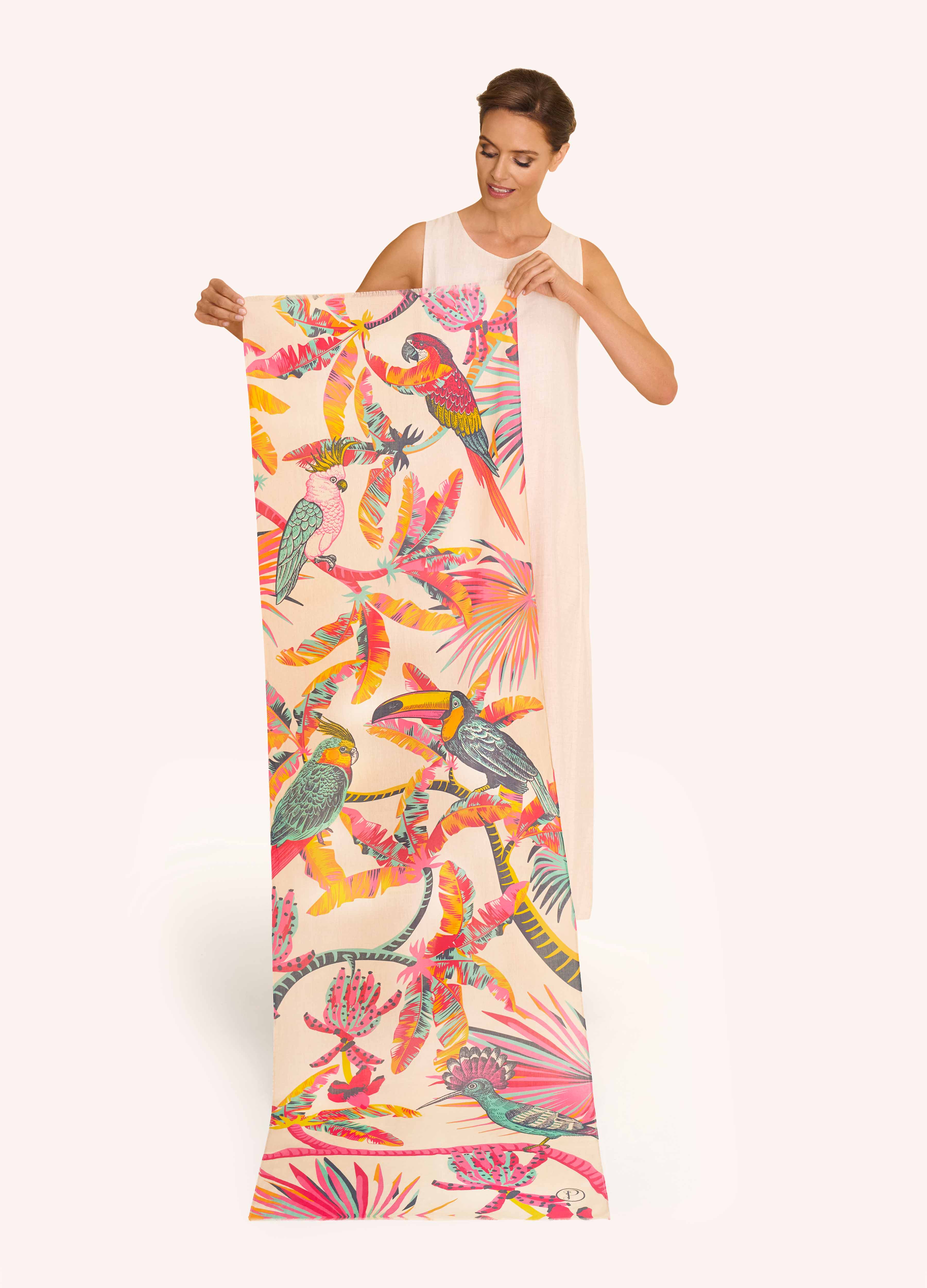 Cotton Scarf - Tropical Paradise - Image 2