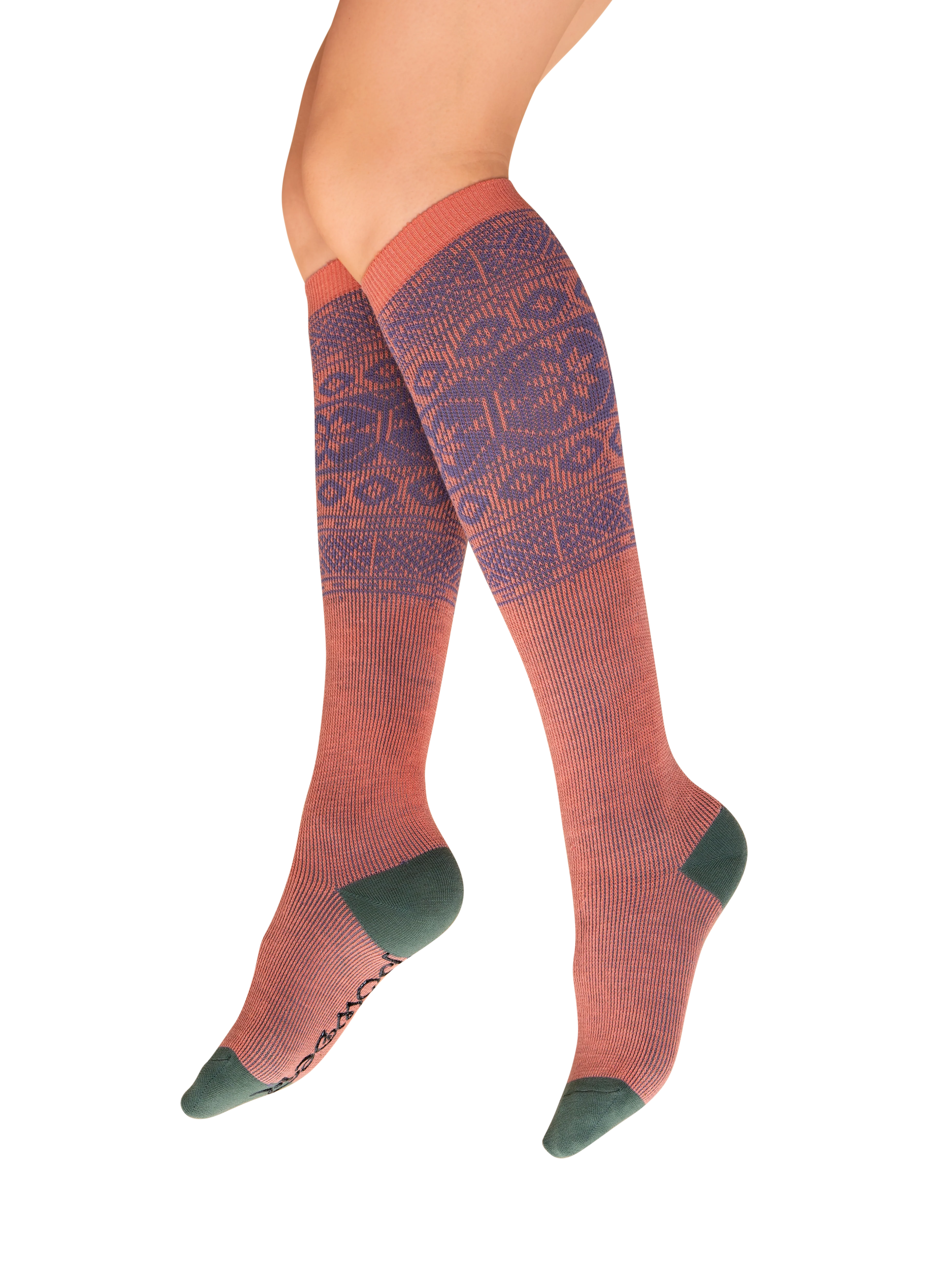 Fair Isle Star Boot Socks