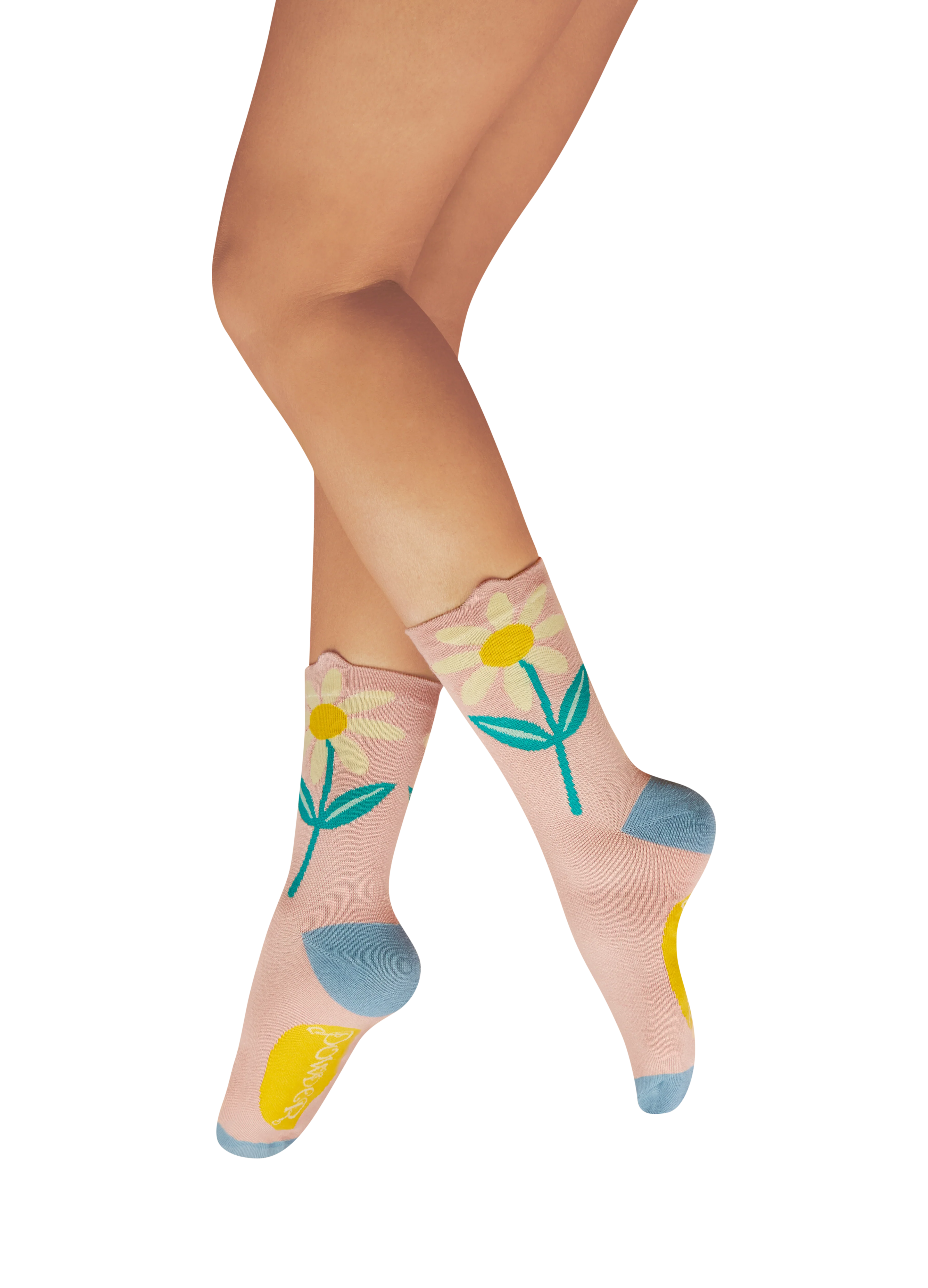 Flower Top Ankle Socks - Daisy Petal