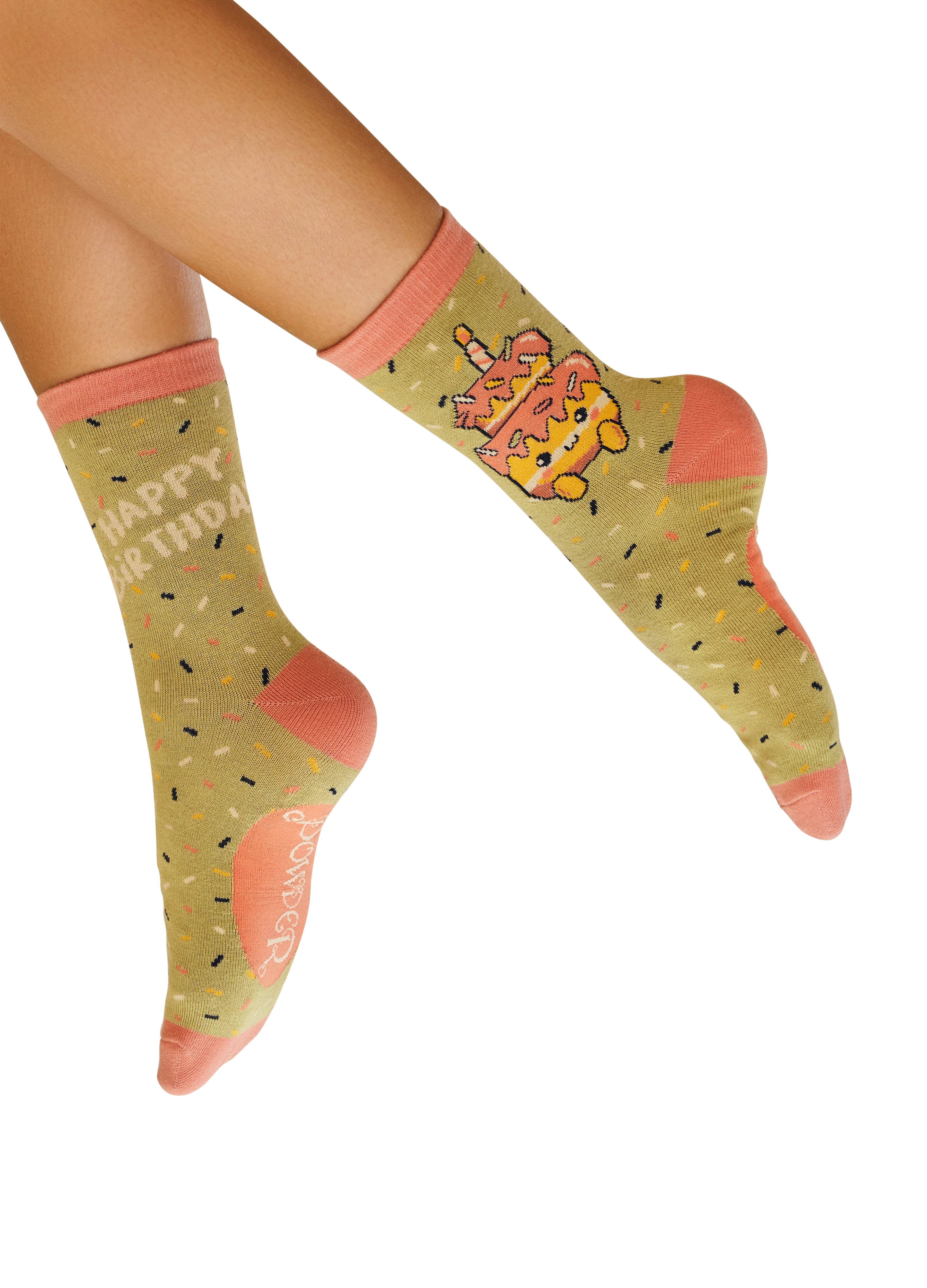 Happy Birthday Tiered Cutie Ankle Socks