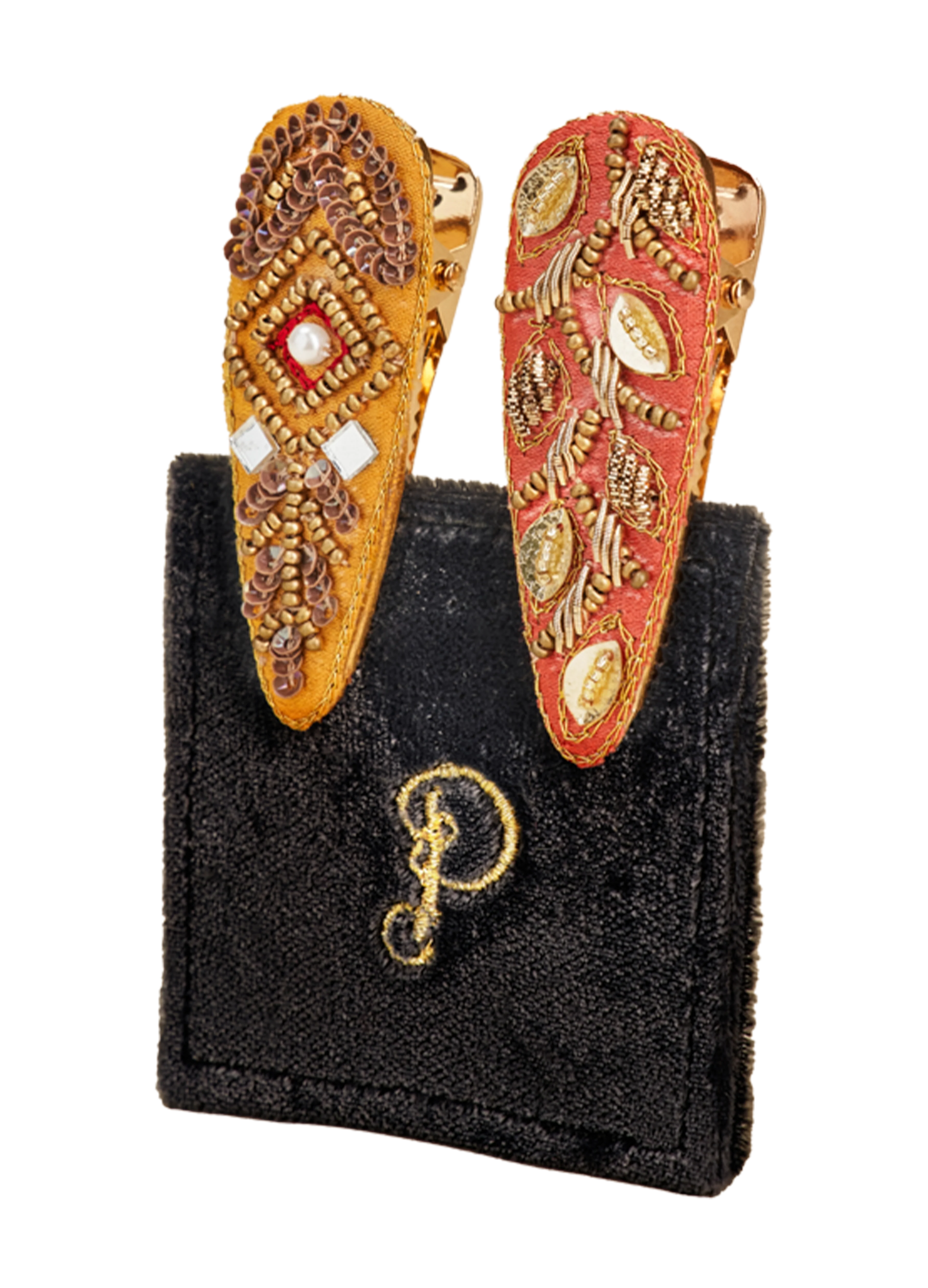 Jewelled Hair Clips (Set of 2)