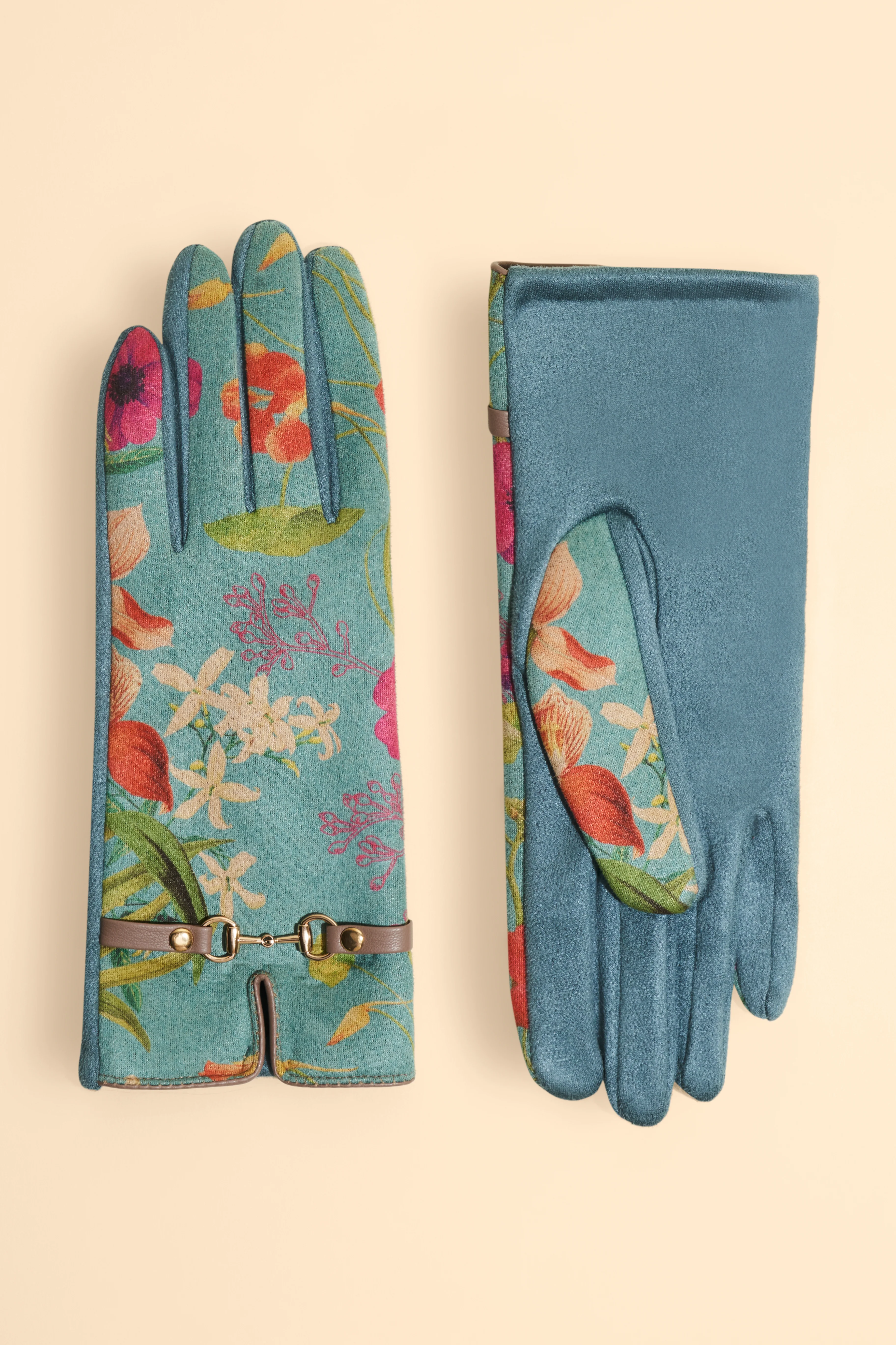 Kylie Gloves - Turquoise - Image 2
