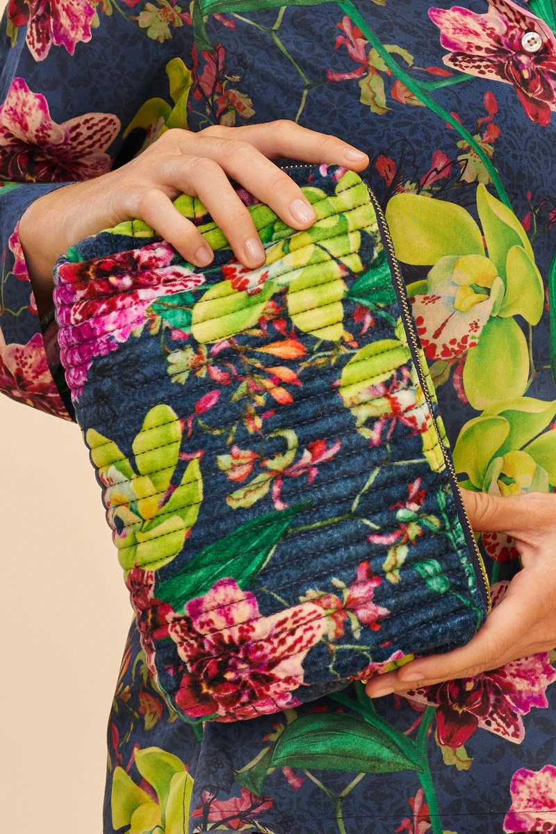 Quilted Washbag - Exotic Evening - Image 5