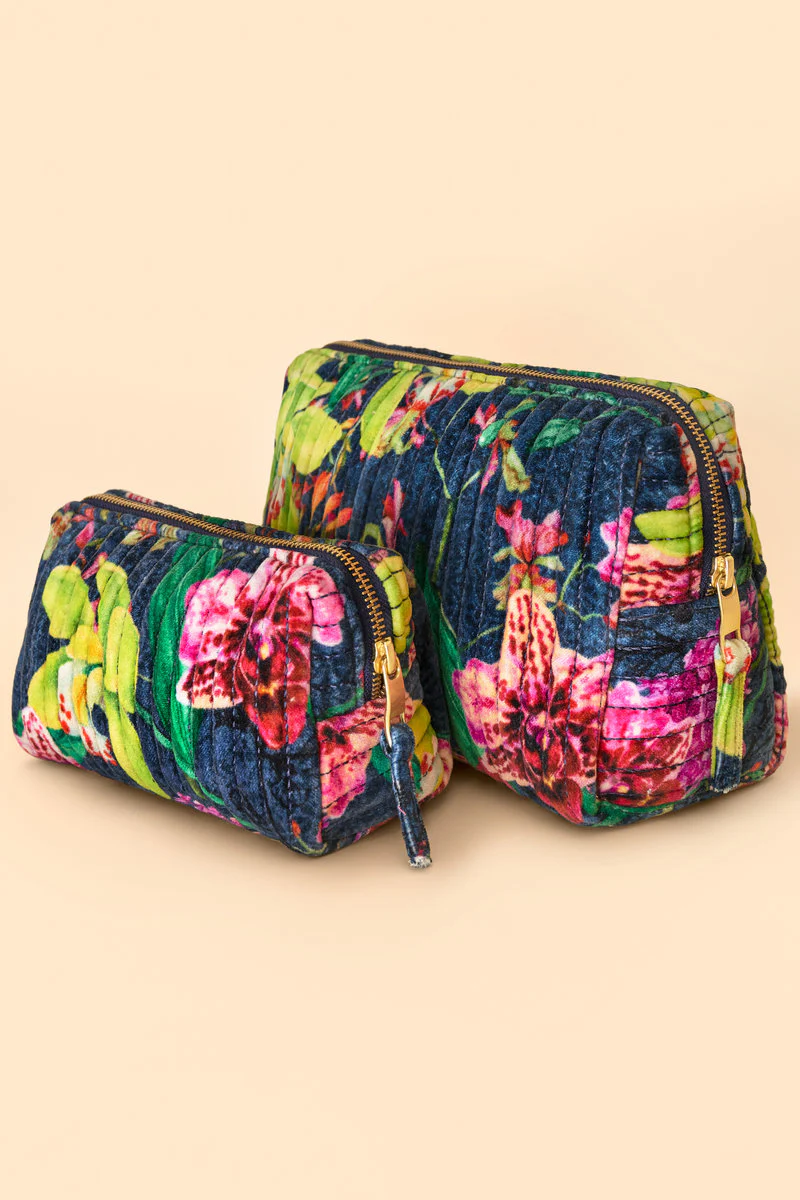 Quilted Washbag - Exotic Evening - Image 6