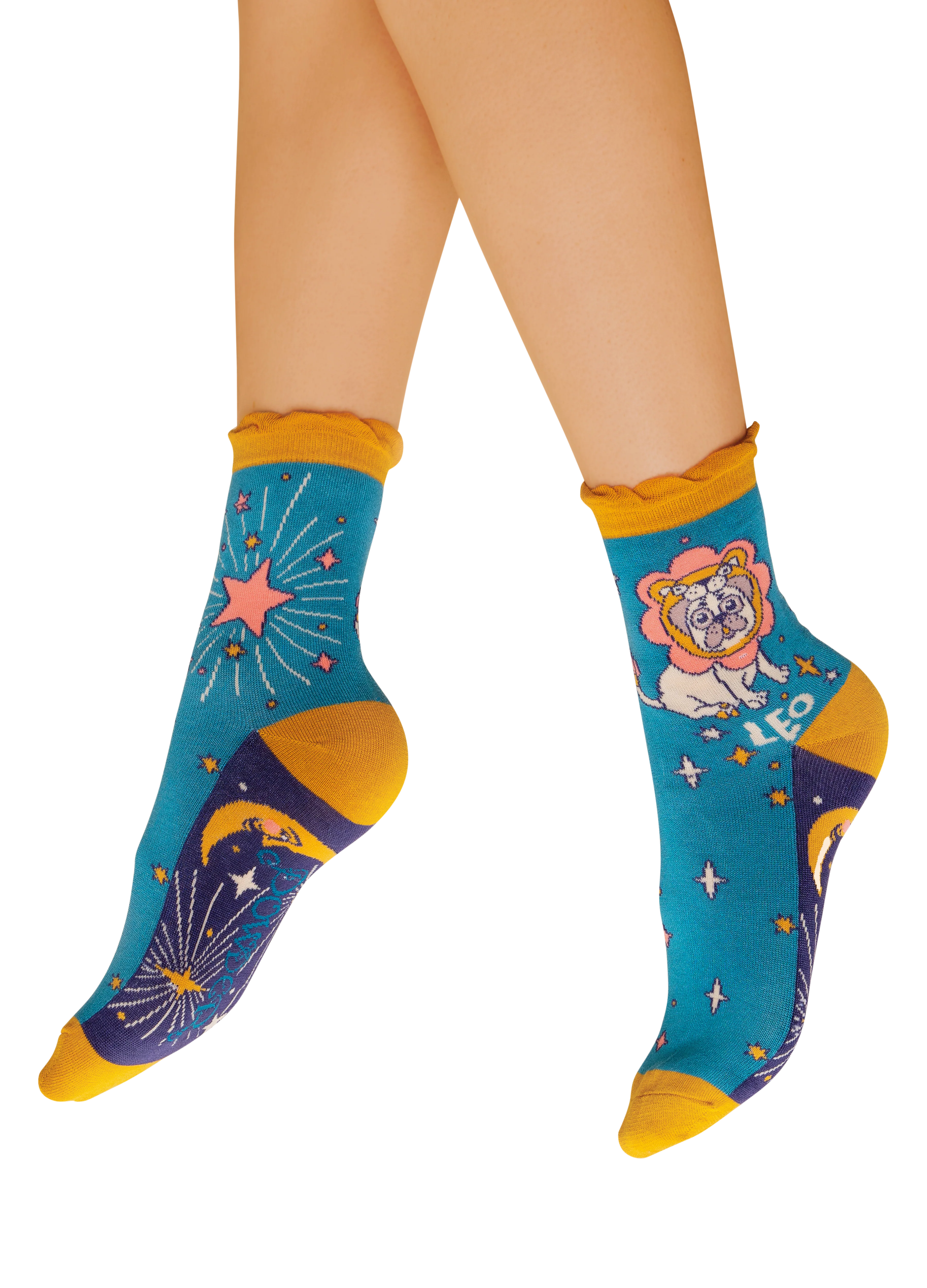 Leo Zodiac Ankle Socks