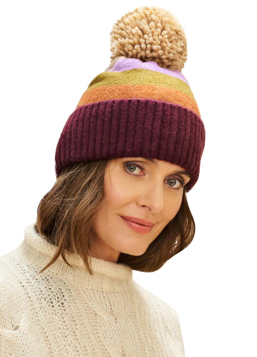 Lilia Bobble Hat - Vintage Mix