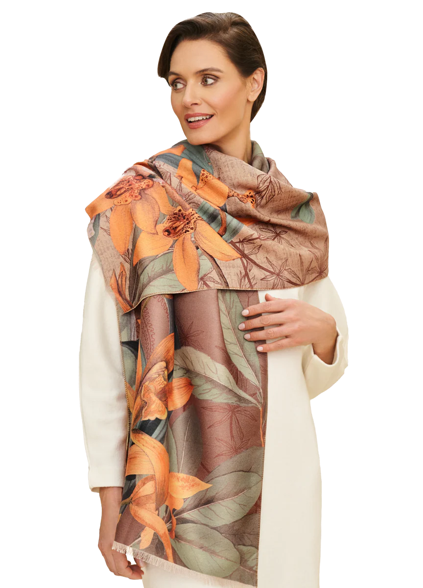 Luxurious Botany Bliss Scarf