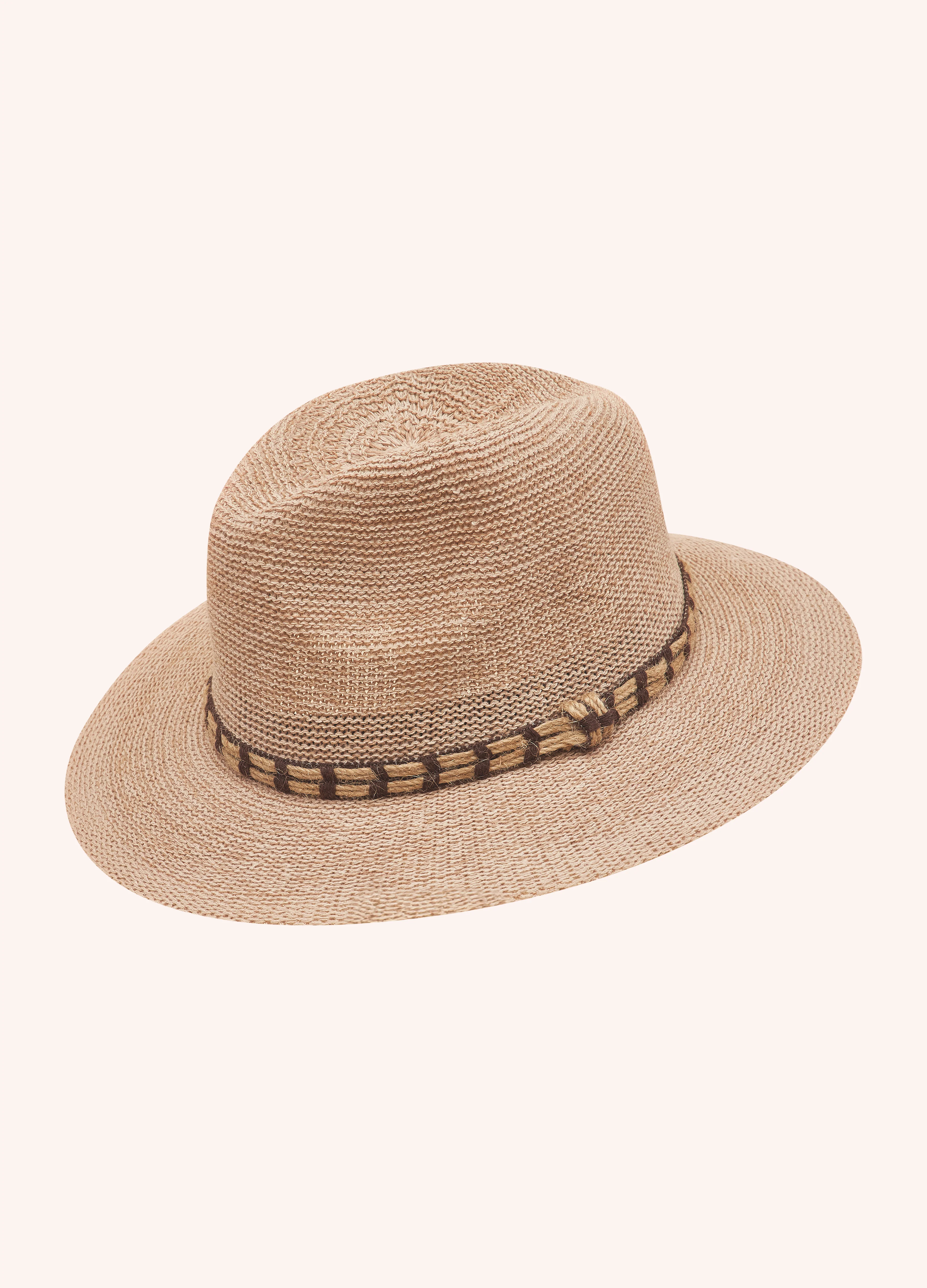 Natalie Hat - Natural with Rope Band - Image 2