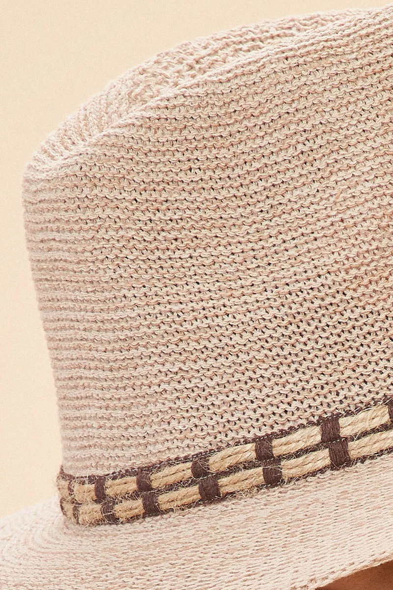 Natalie Hat - Natural with Rope Band - Image 4