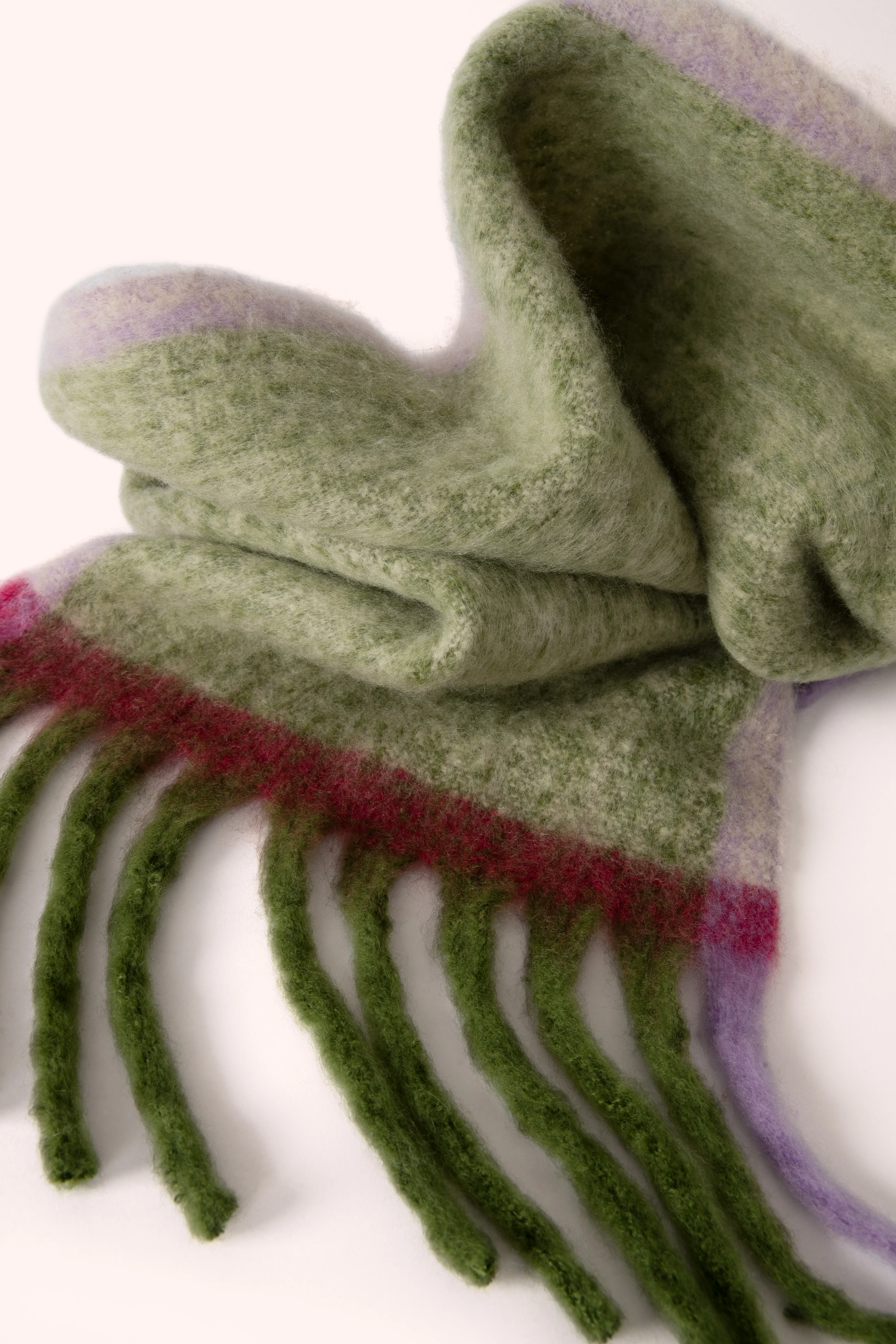 Aria Cosy Scarf - Sage - Image 3