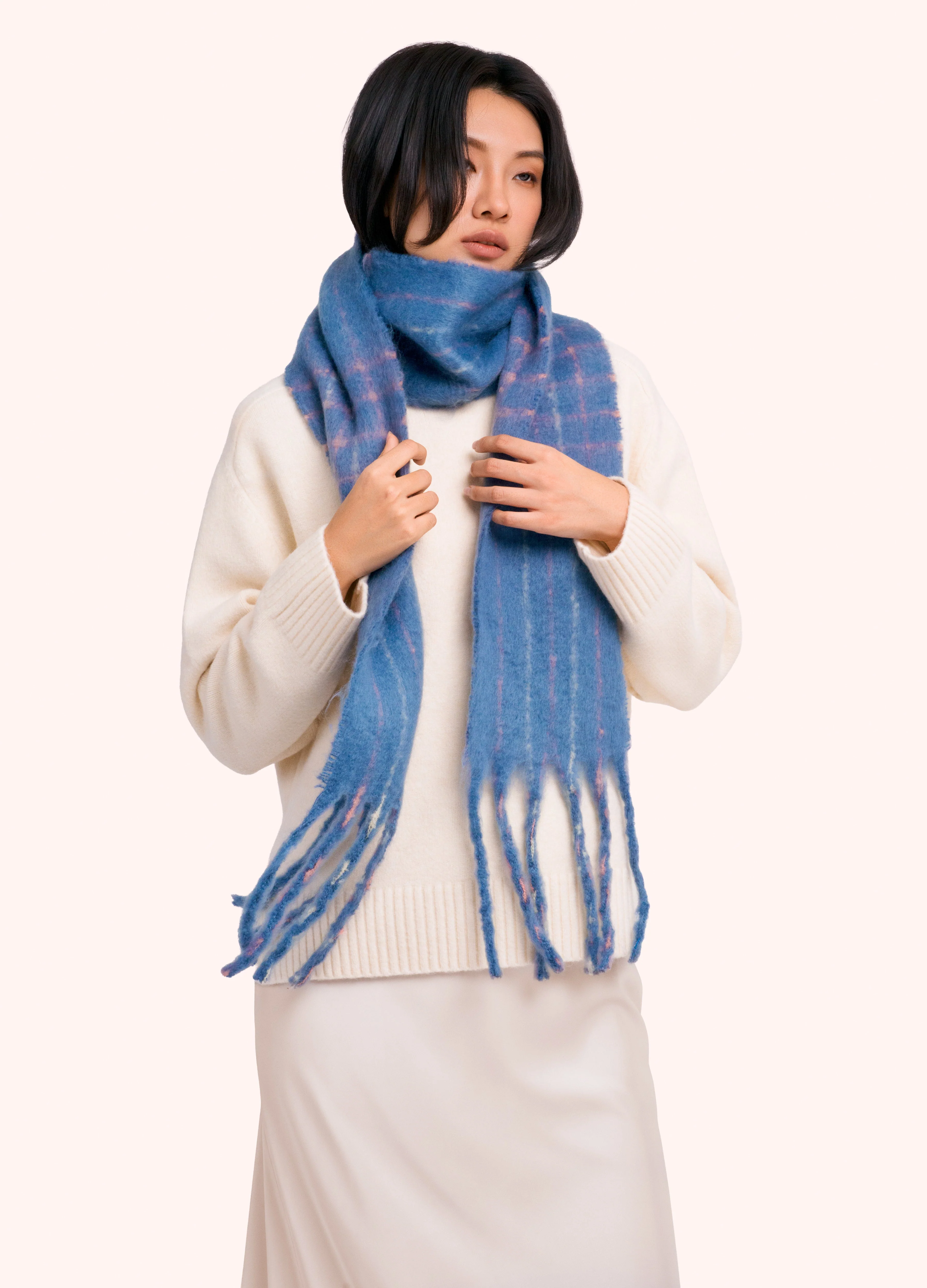 *AW26* Angelica Cosy Scarf, Navy