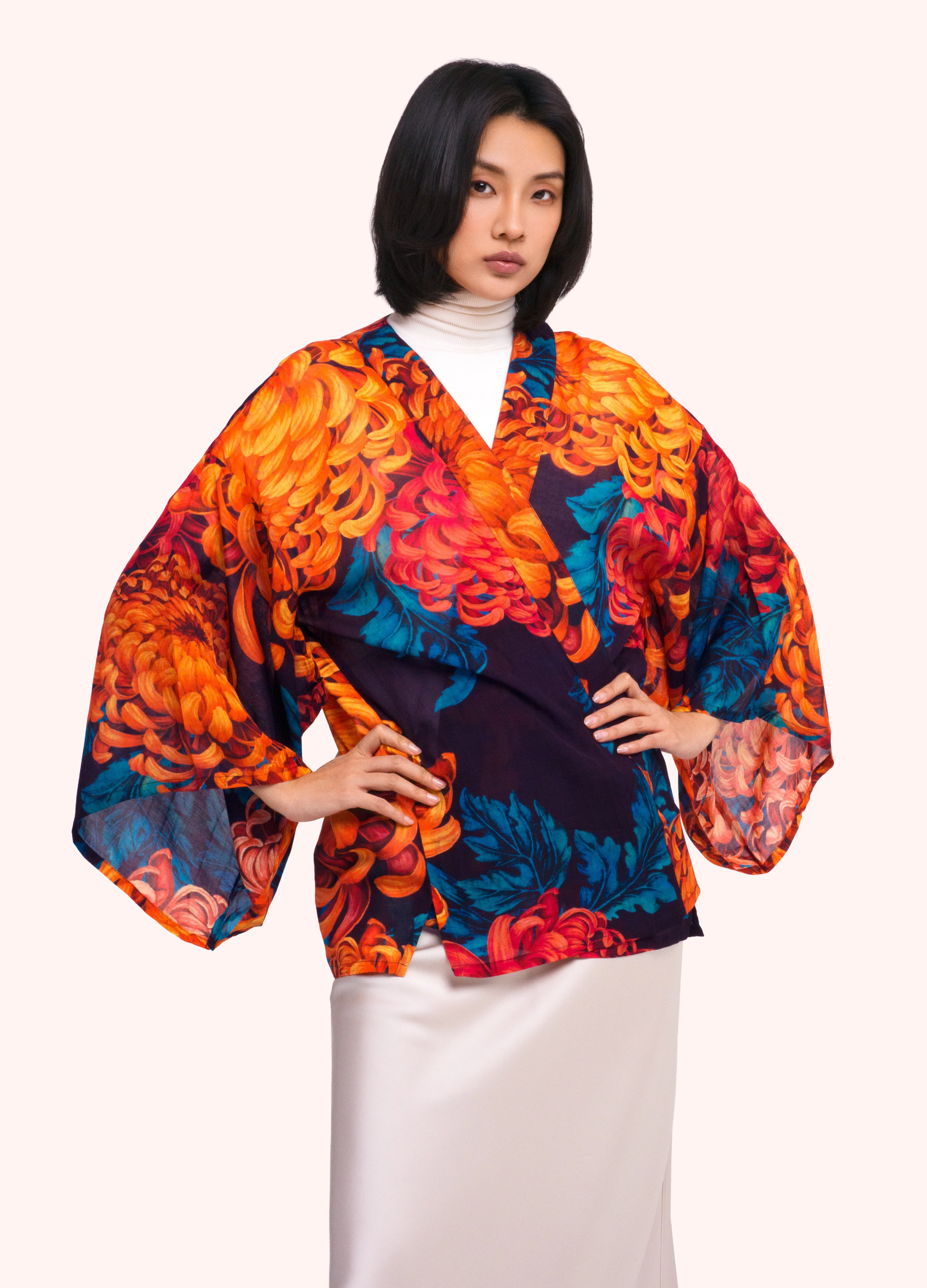 *AW26* Chrysanthemum Short Kimono Jacket