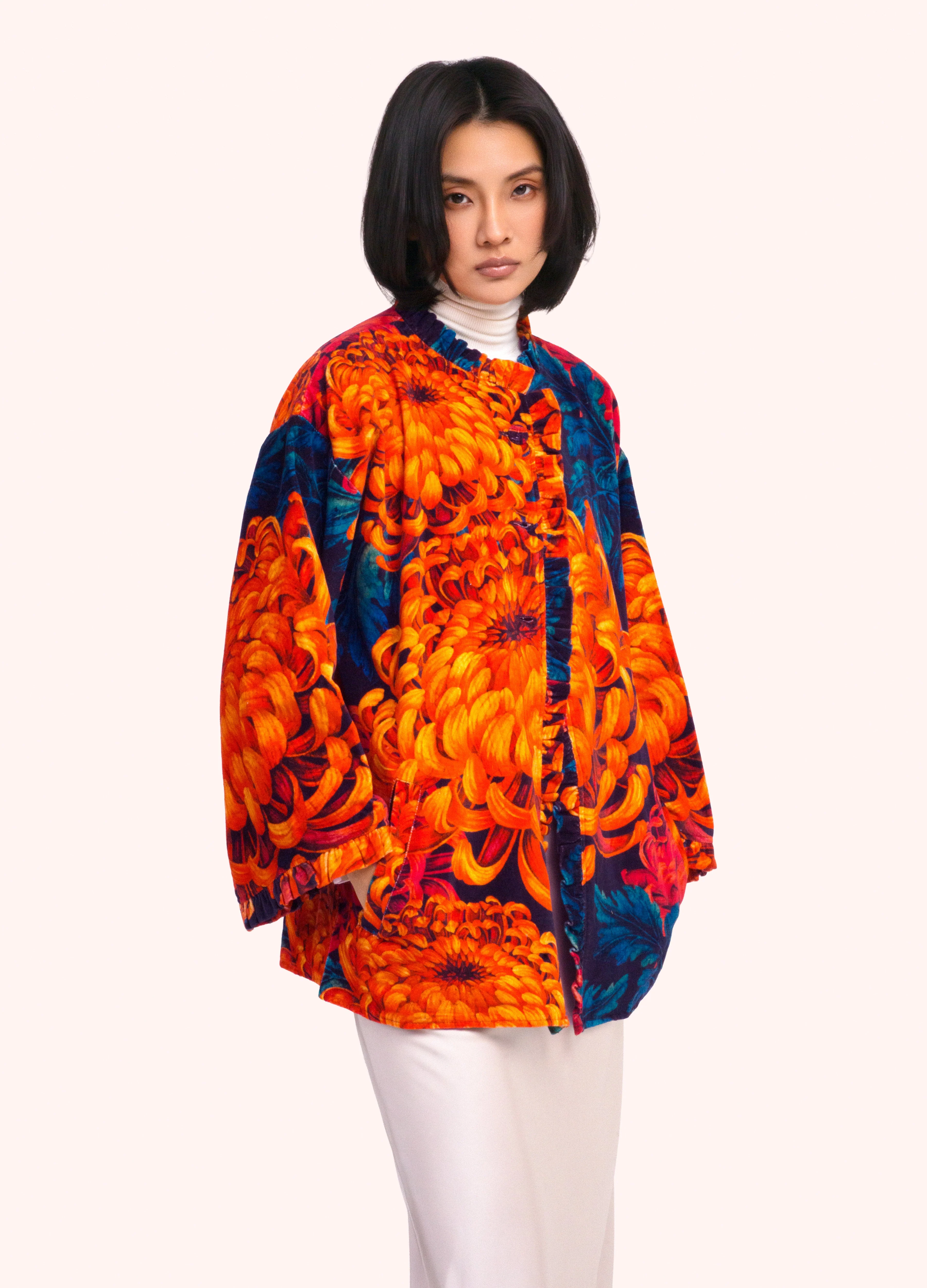 *AW26* Crysanthemum Velvet Jacket