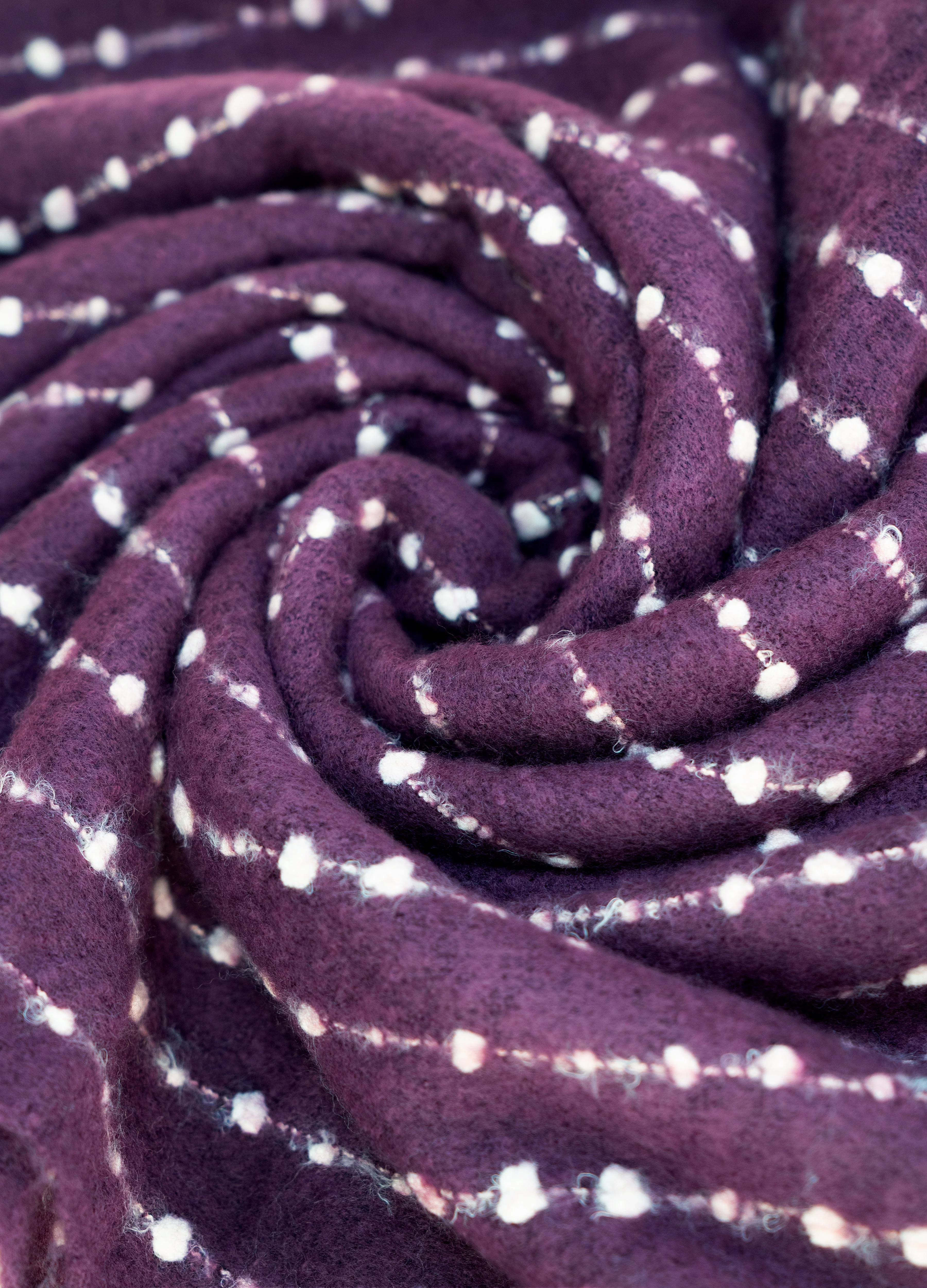 *AW26* Dakota Cosy Scarf, Damson - Image 2