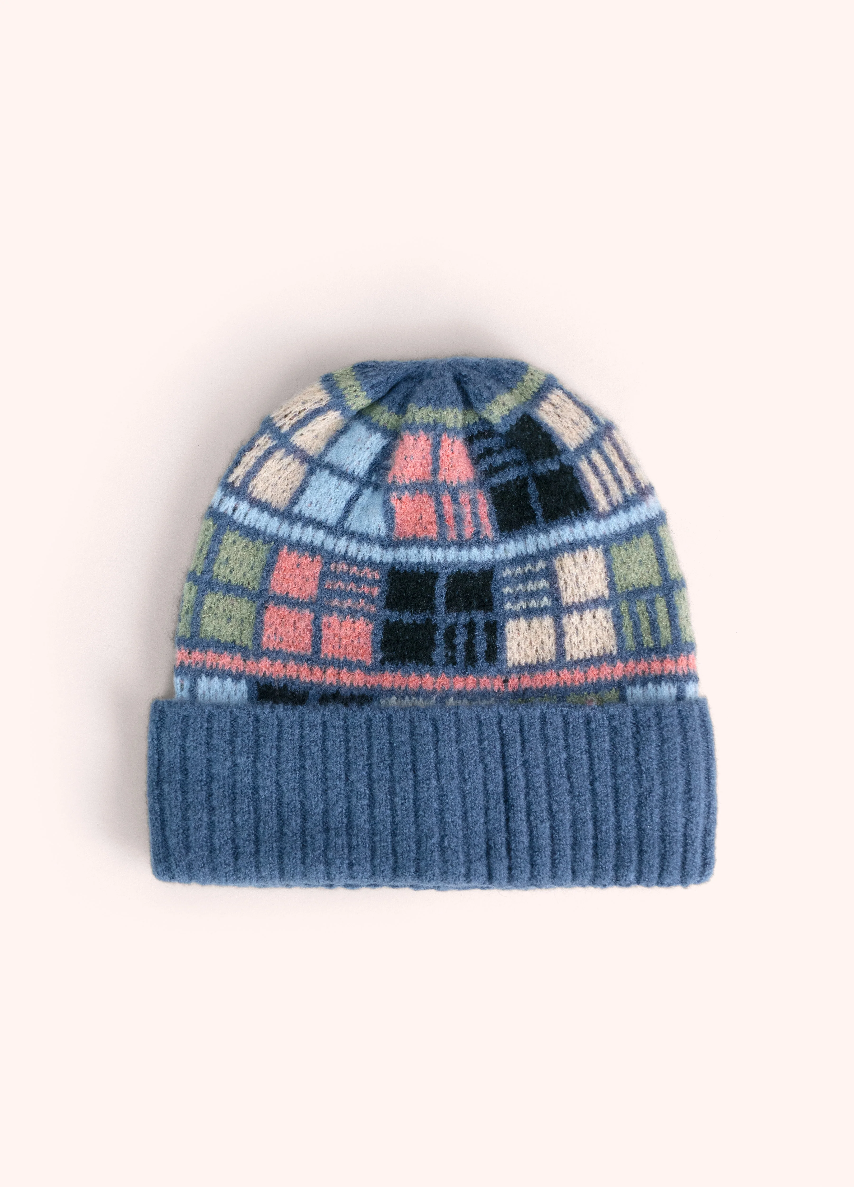 *AW26* Dani Beanie Hat, Denim Mix - Image 2
