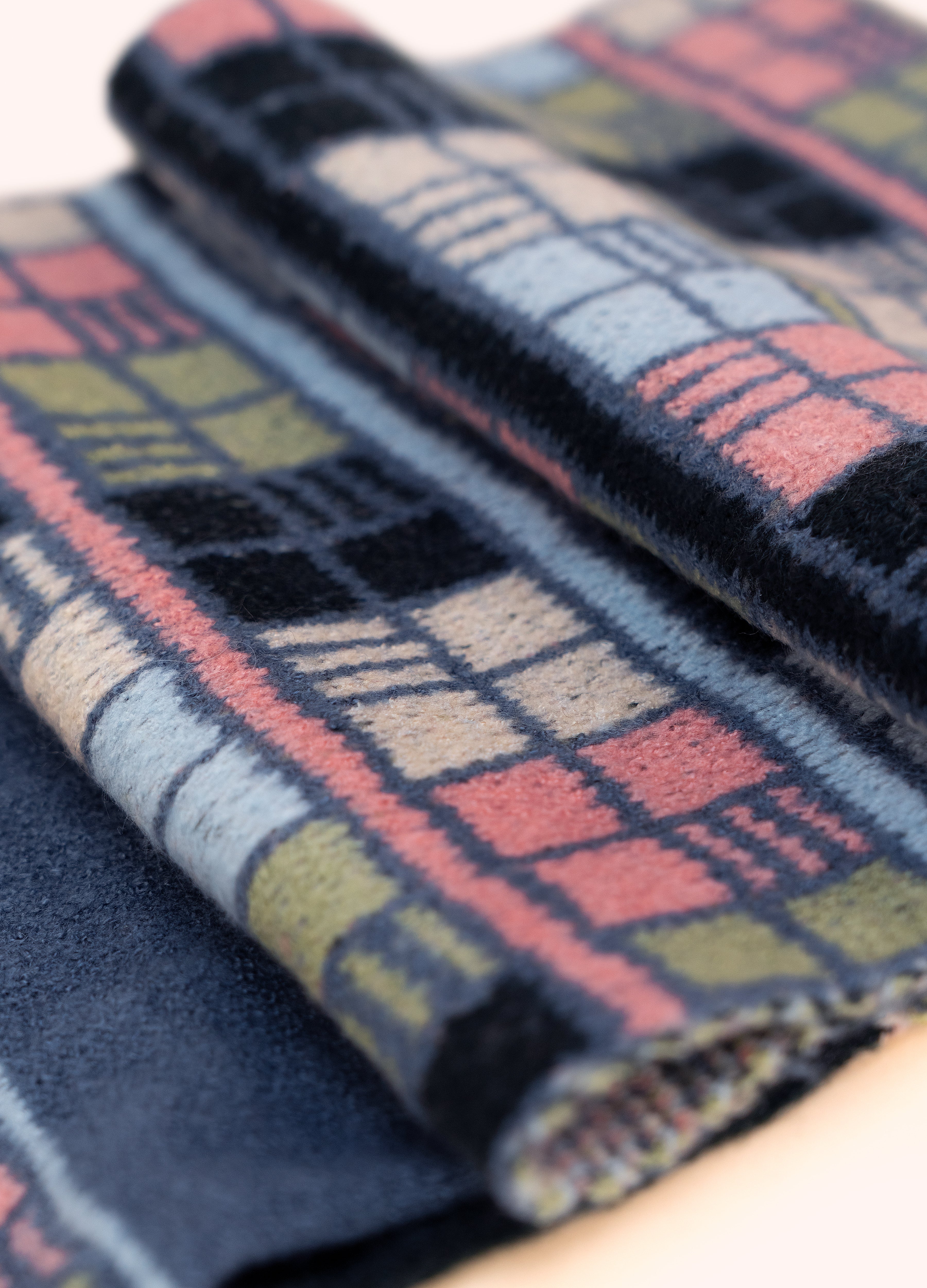 *AW26* Dani Scarf, Denim Mix - Image 2