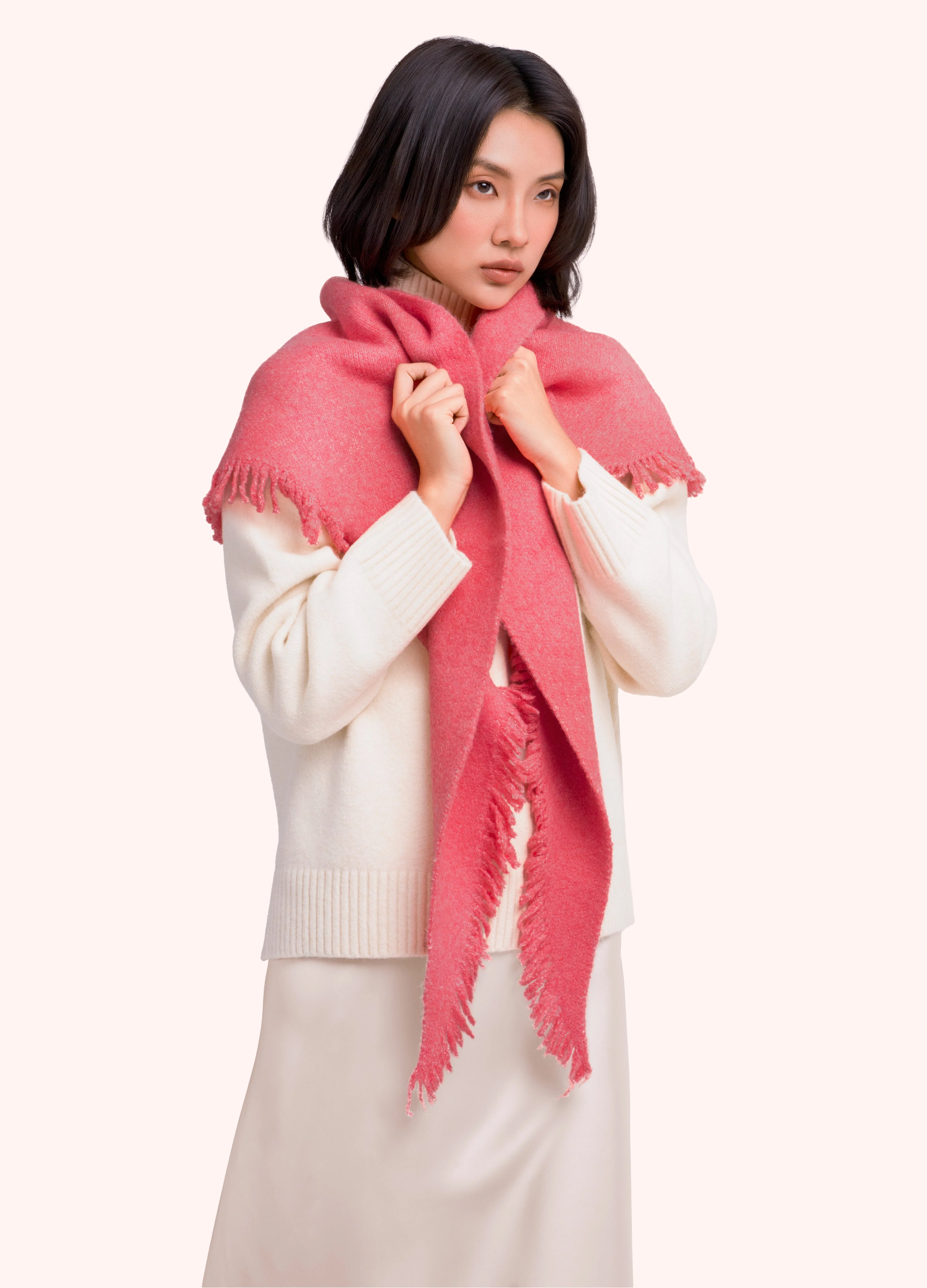 *AW26* Emily Scarf, Coral