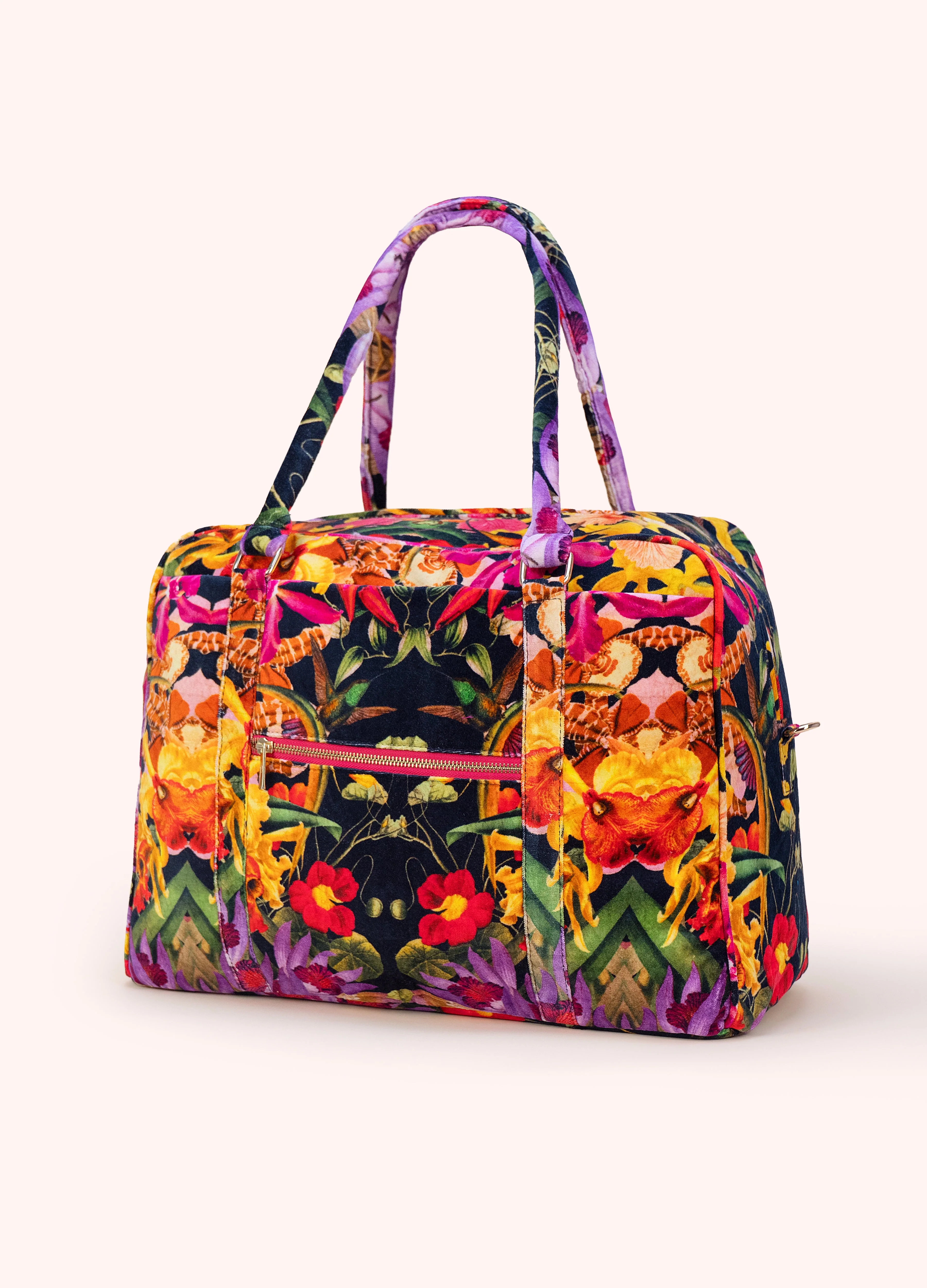 *AW26* Lux Weekend Bag - Botanical Kaleidoscope - Image 4