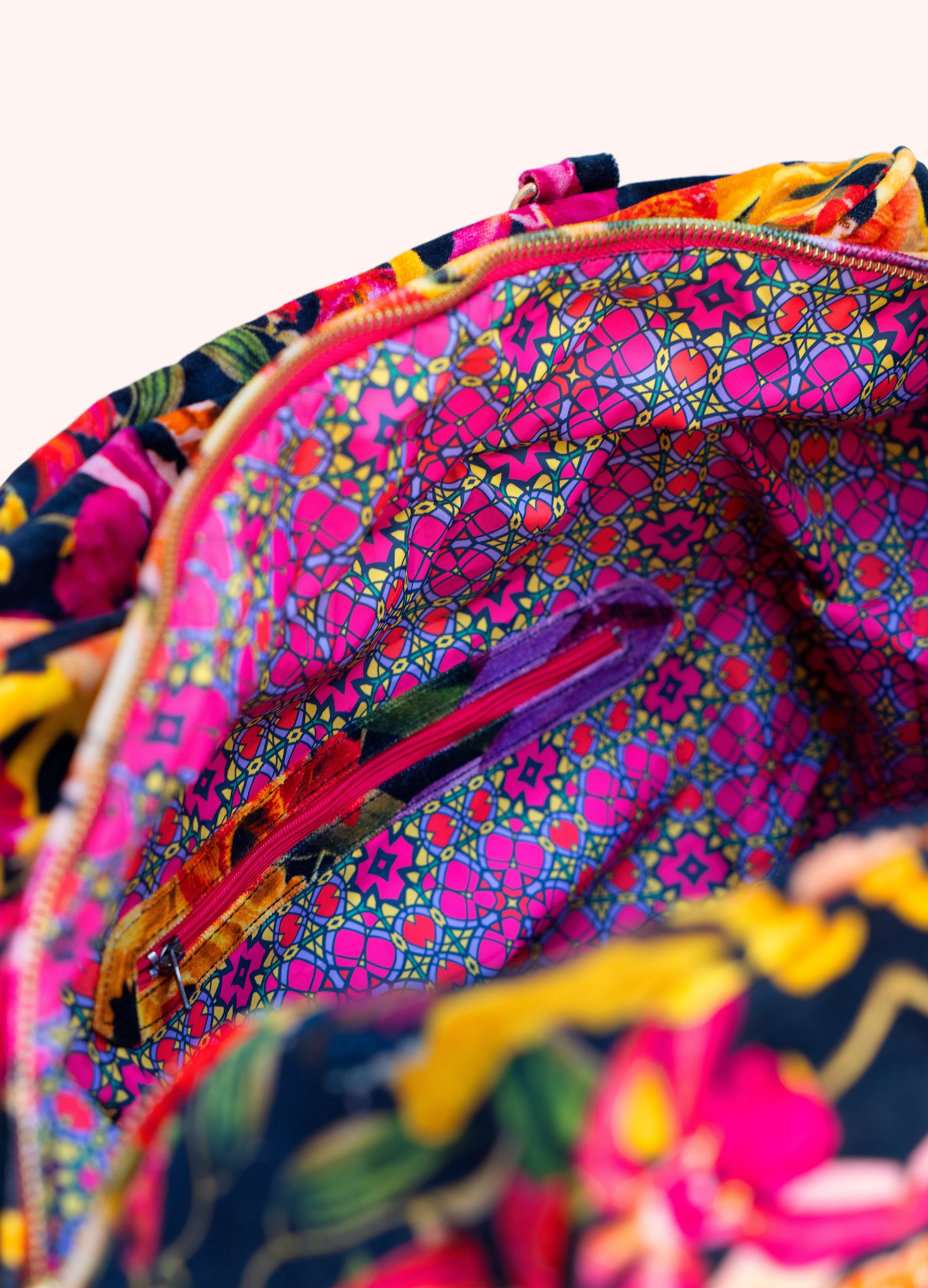 *AW26* Lux Weekend Bag - Botanical Kaleidoscope - Image 5