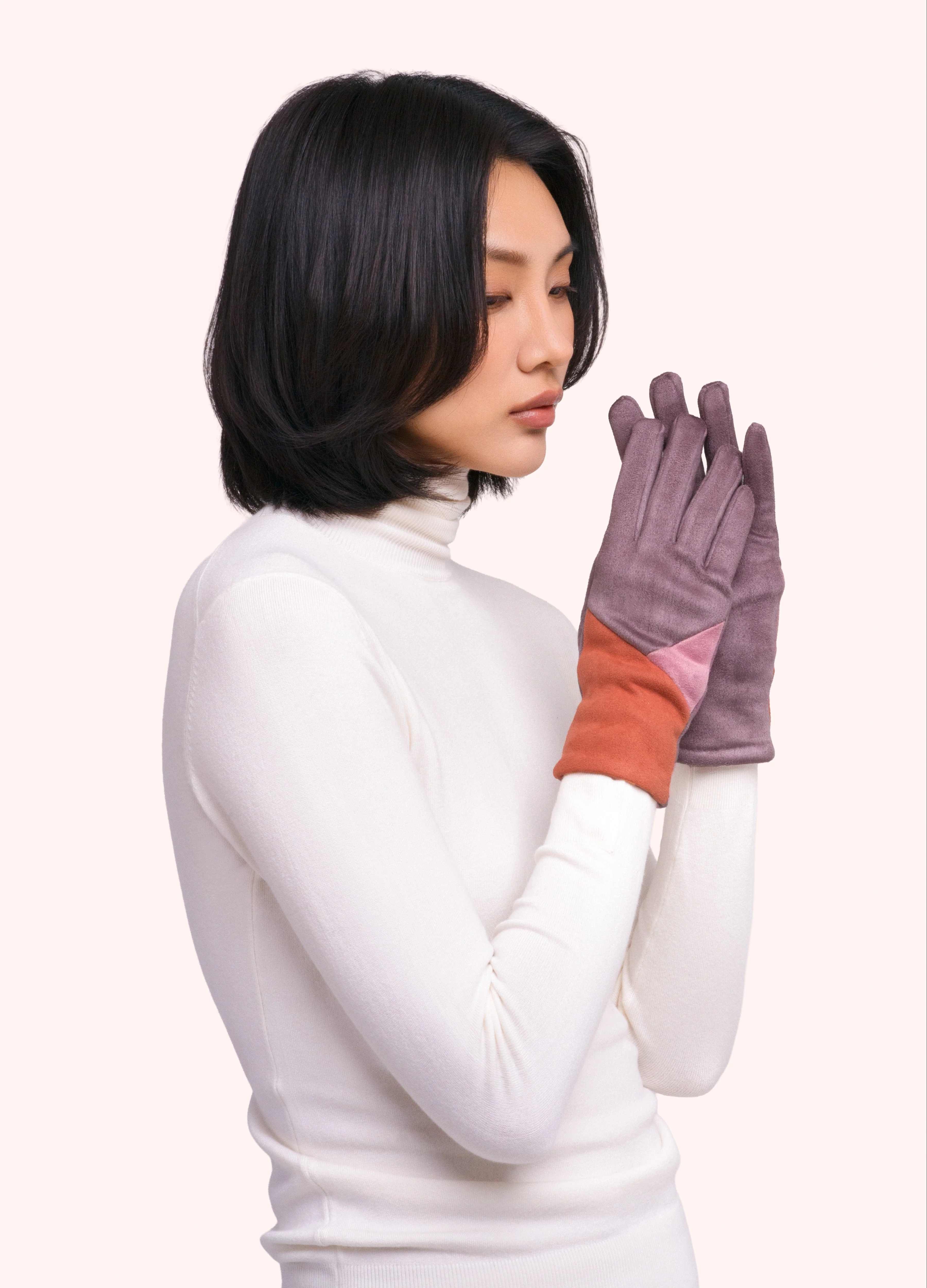 *AW26* Roma Gloves, Tangerine Mix - Image 2