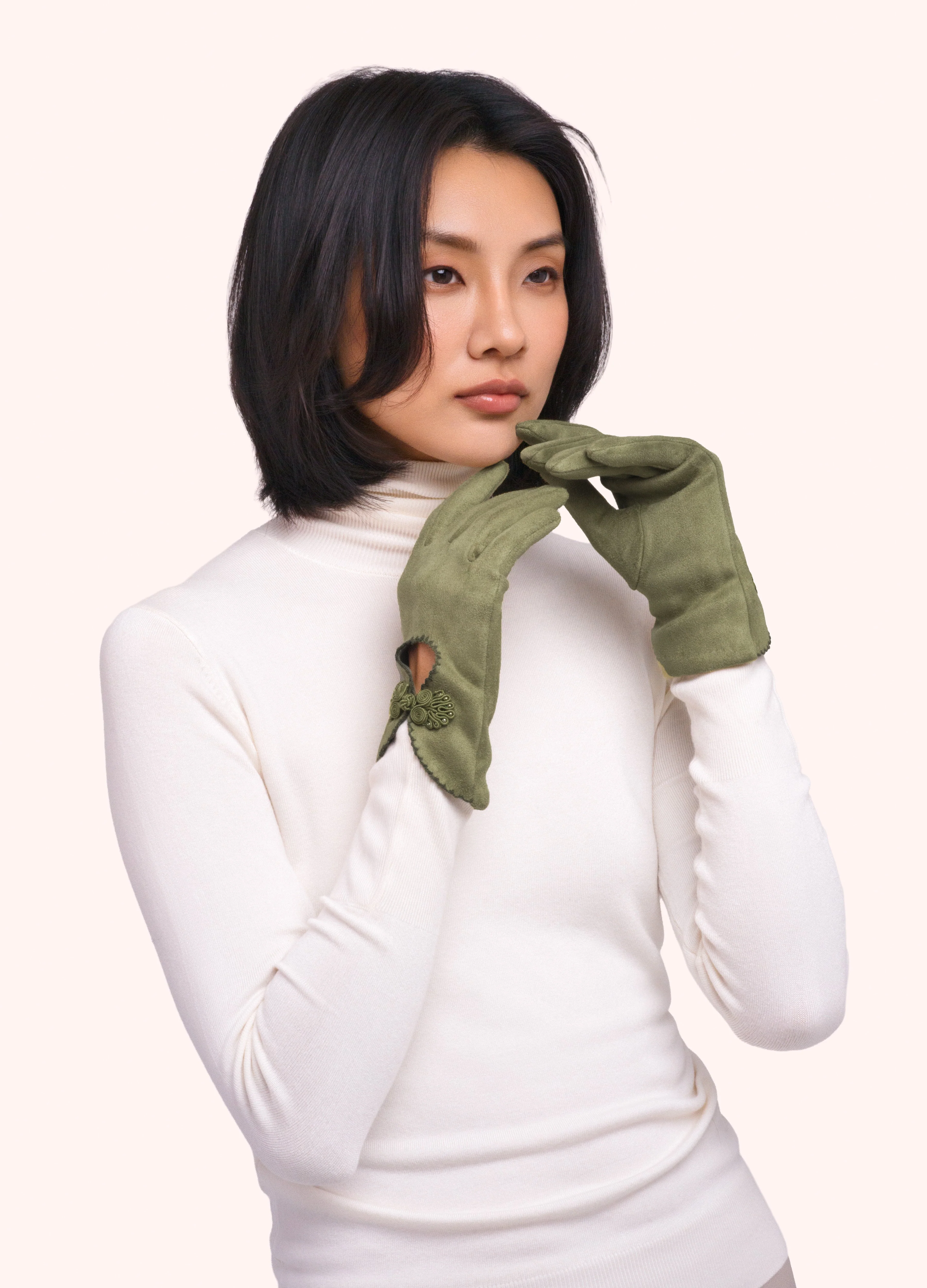 *AW26* Suki Gloves, Moss - Image 2