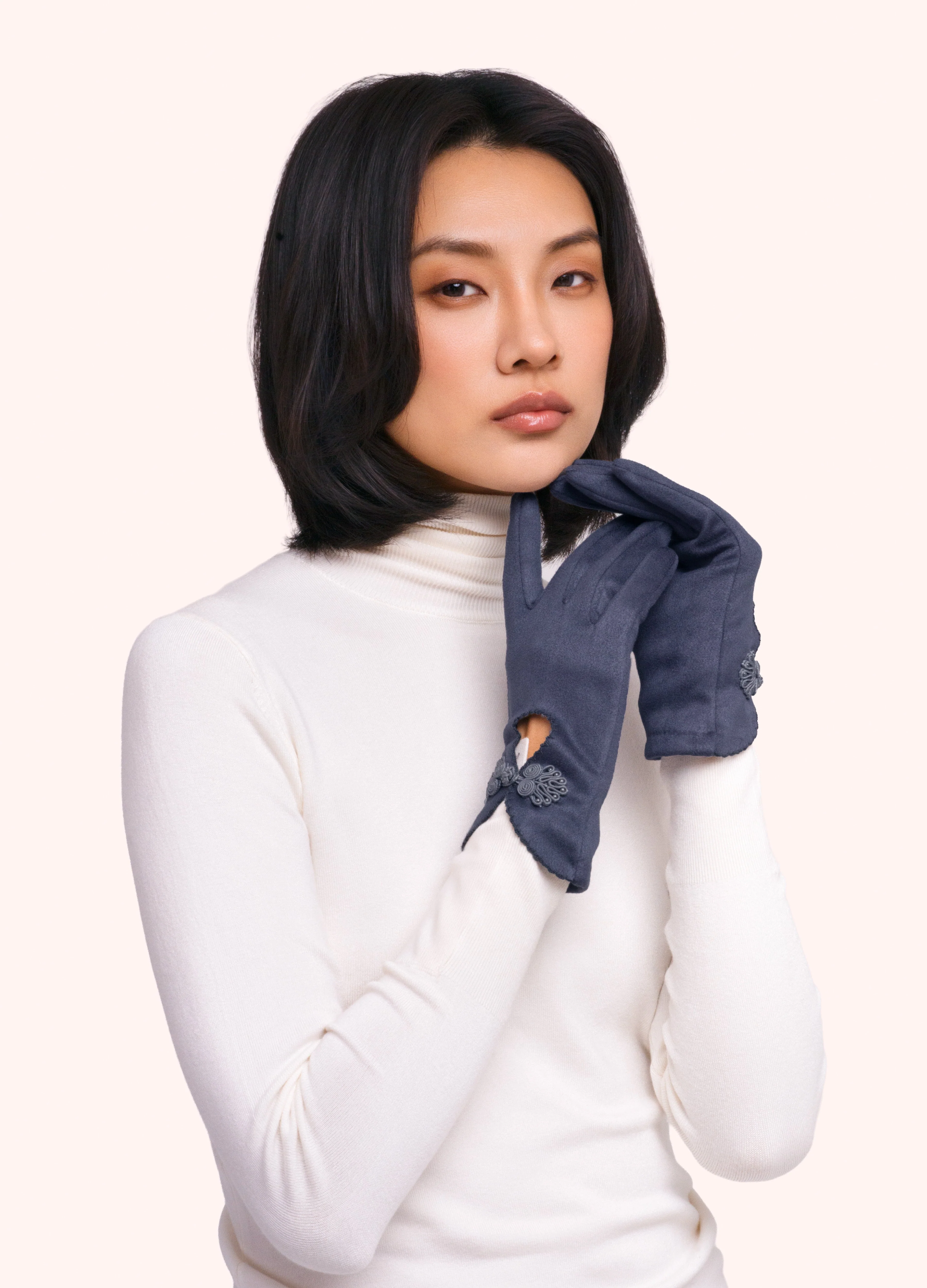 *AW26* Suki Gloves, Slate - Image 2