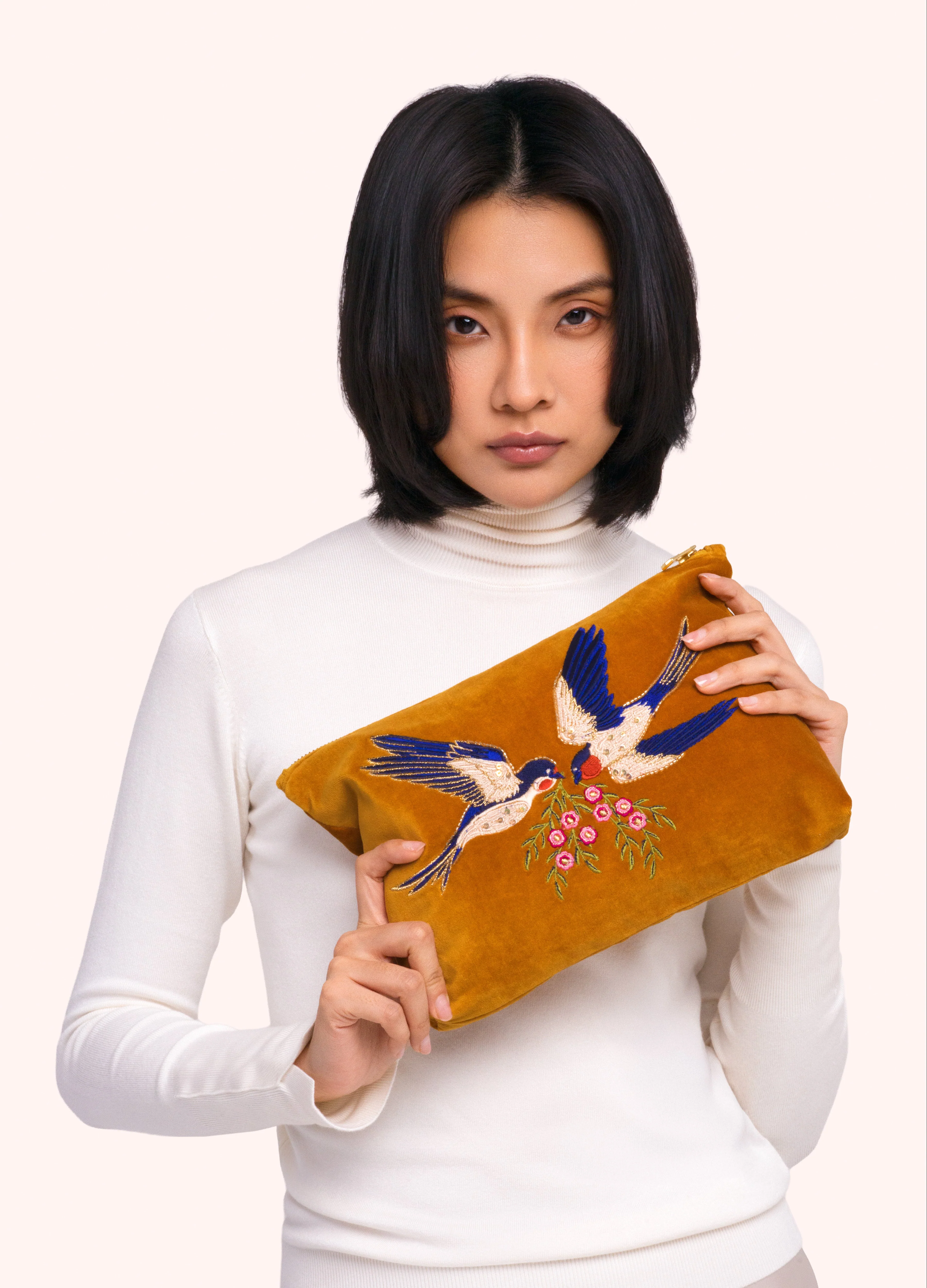 *AW26* Swallow Zip Pouch - Image 2