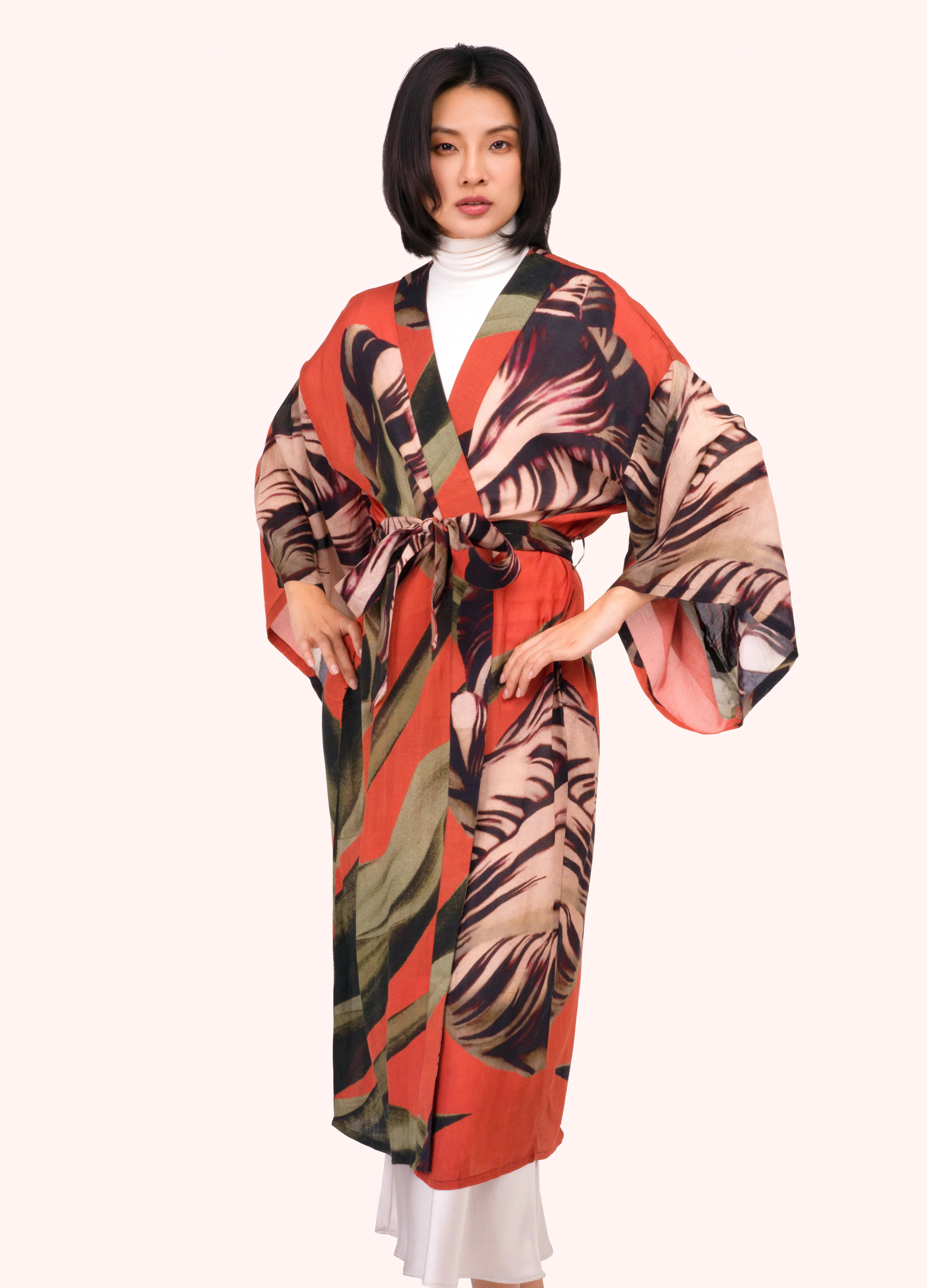 *AW26* Tulip Long Kimono Gown