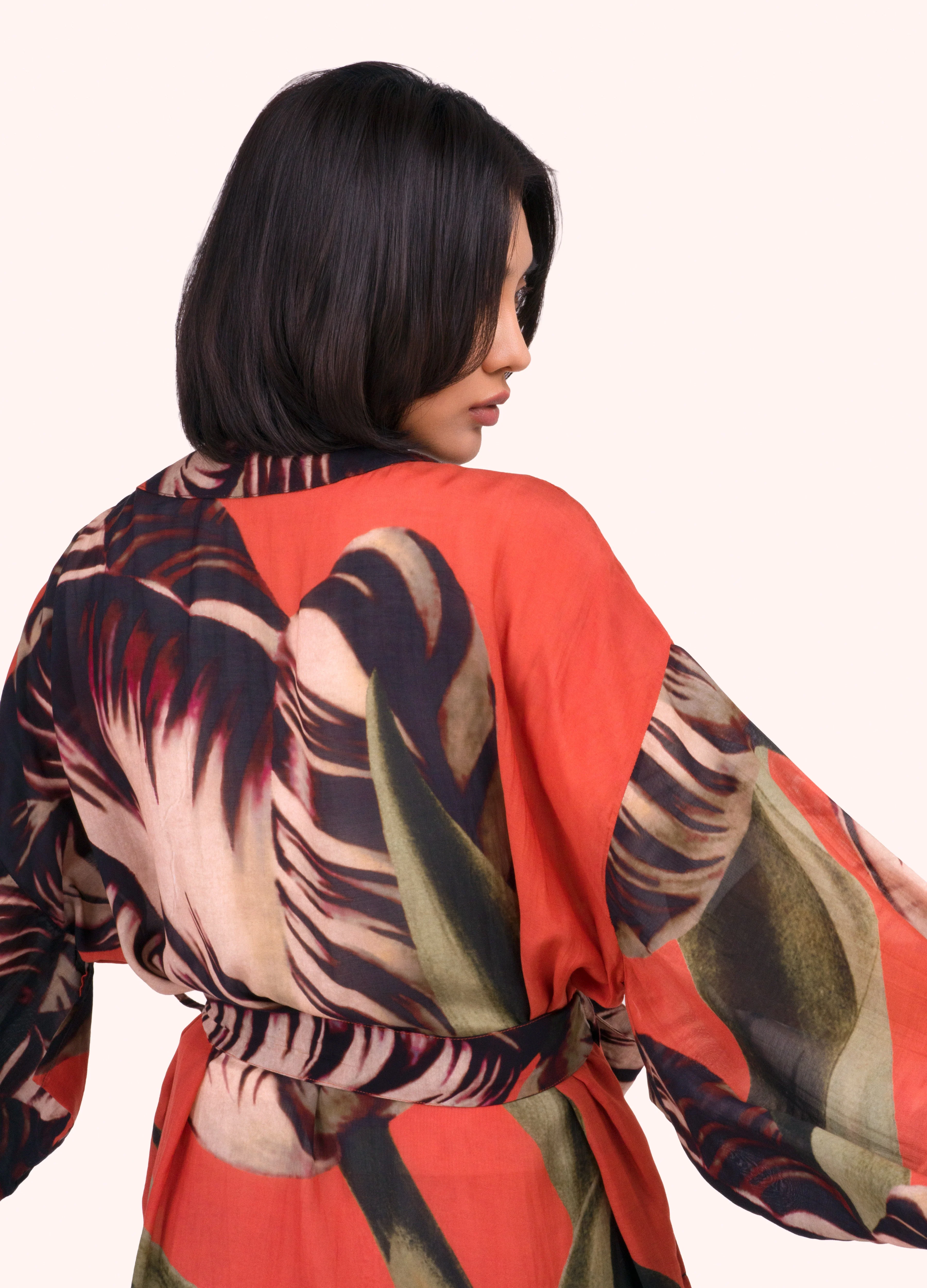 *AW26* Tulip Long Kimono Gown - Image 2