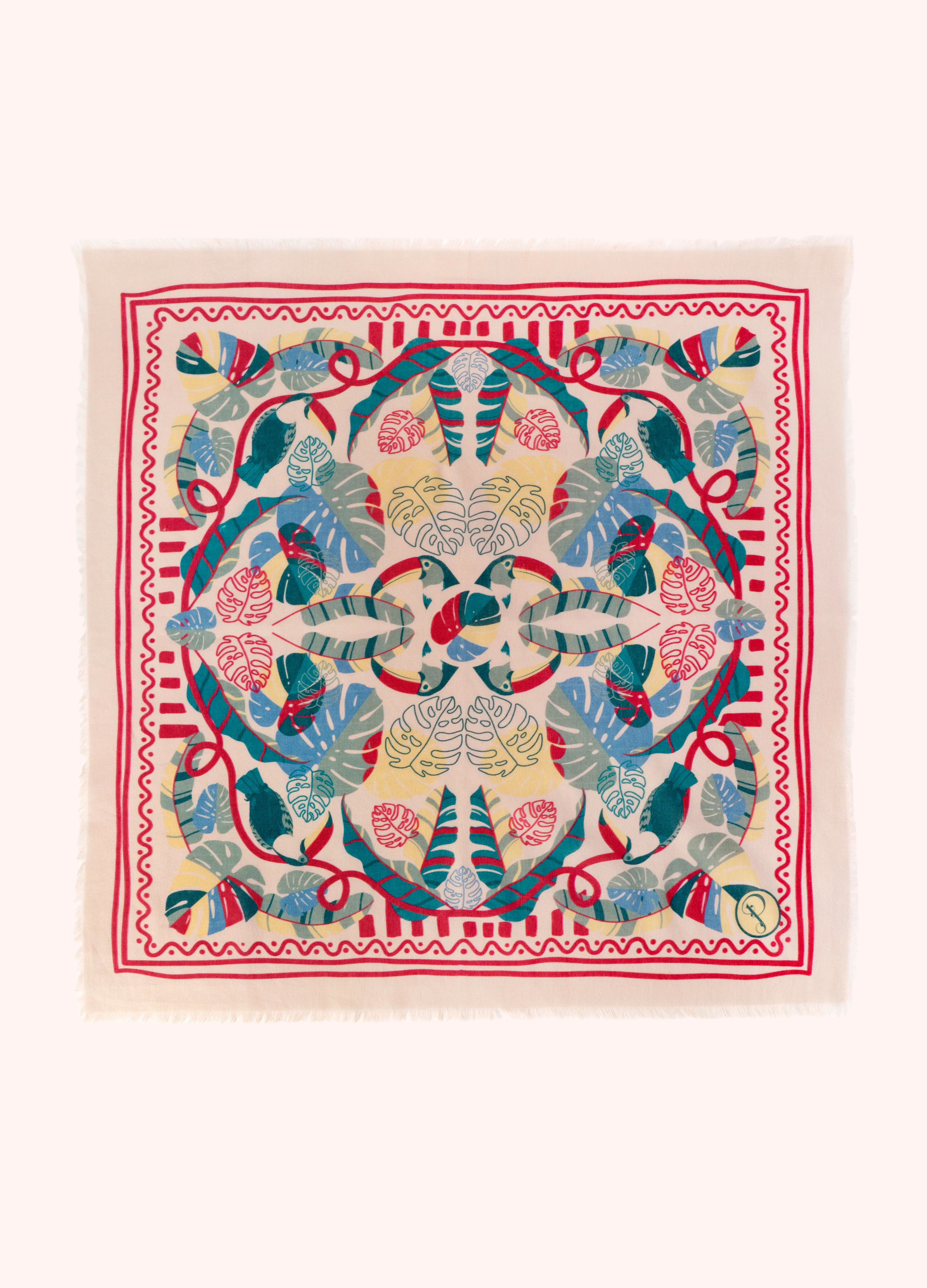 Cotton Bandana - Tropical Toucan - Image 3