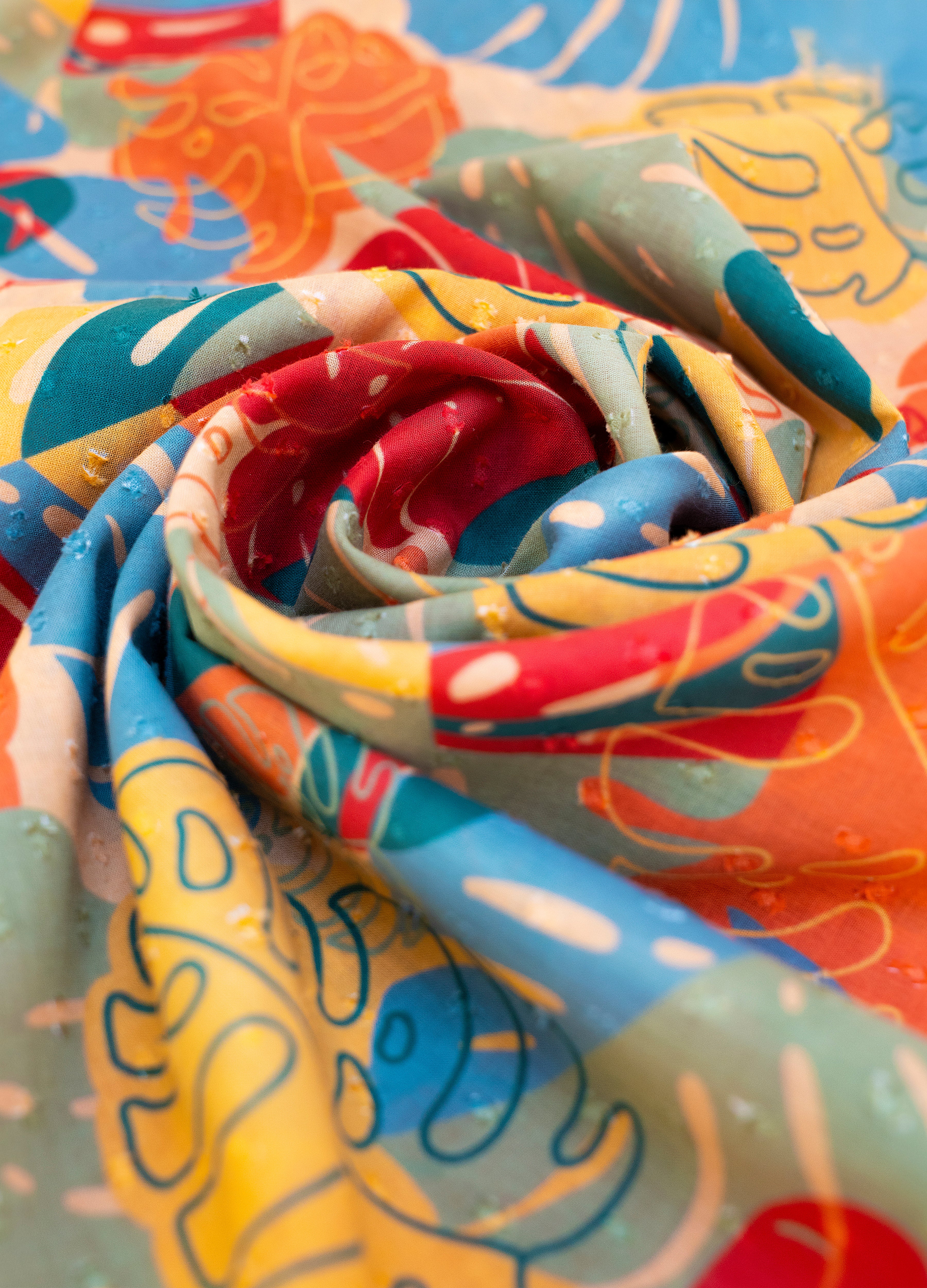 Infinity Scarf - Exotic Leaves - Image 2