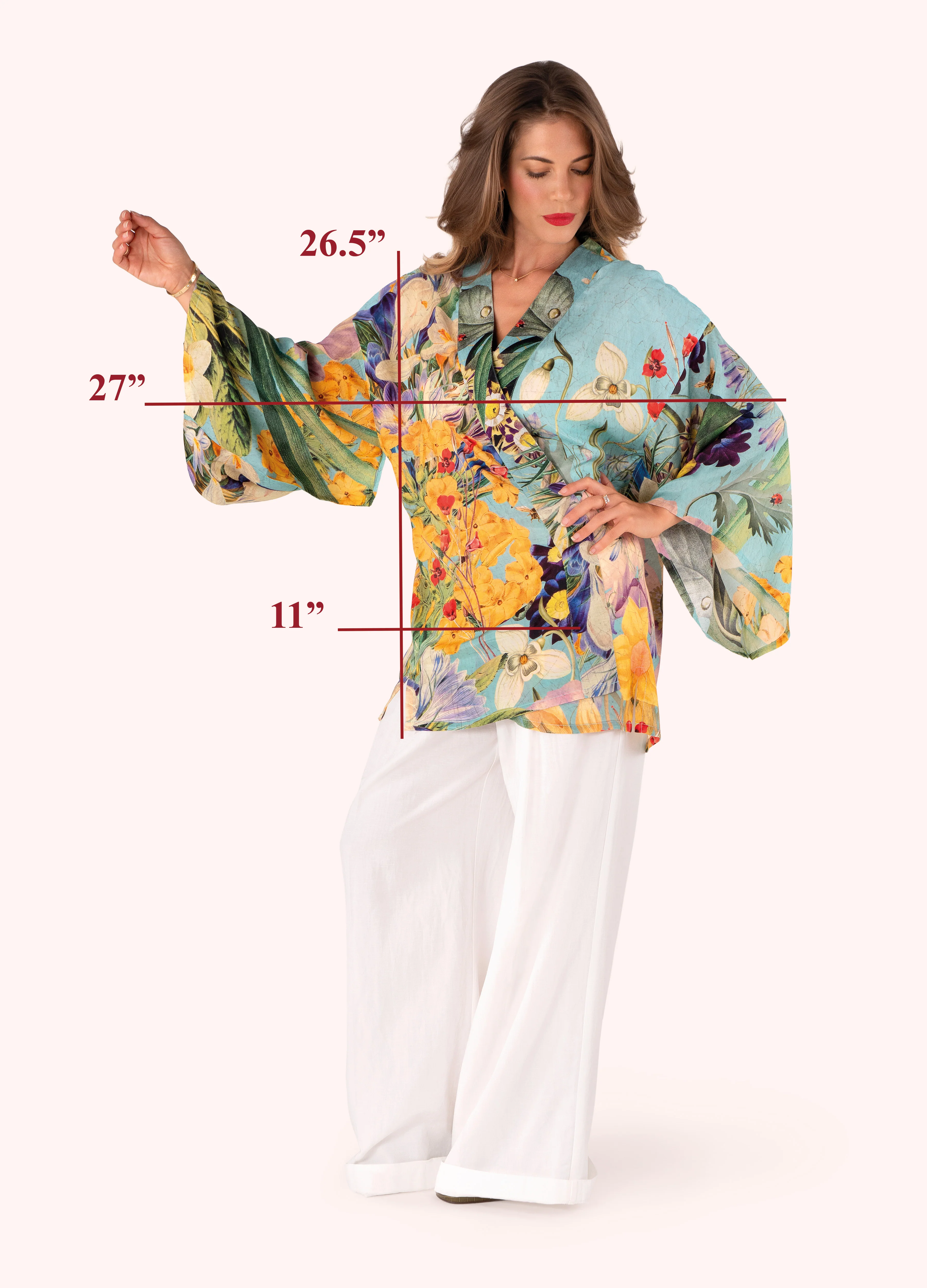 Kimono Jacket - Spring Flora - Image 3