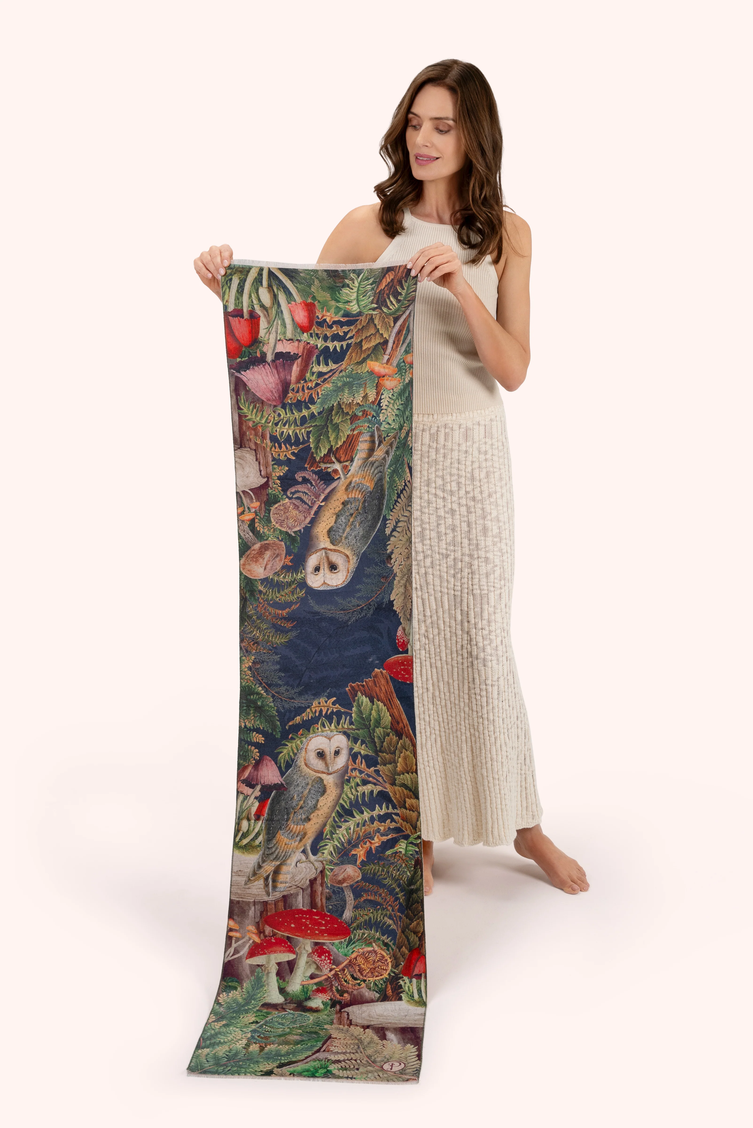 Lux Scarf - Wild Woodland Owl