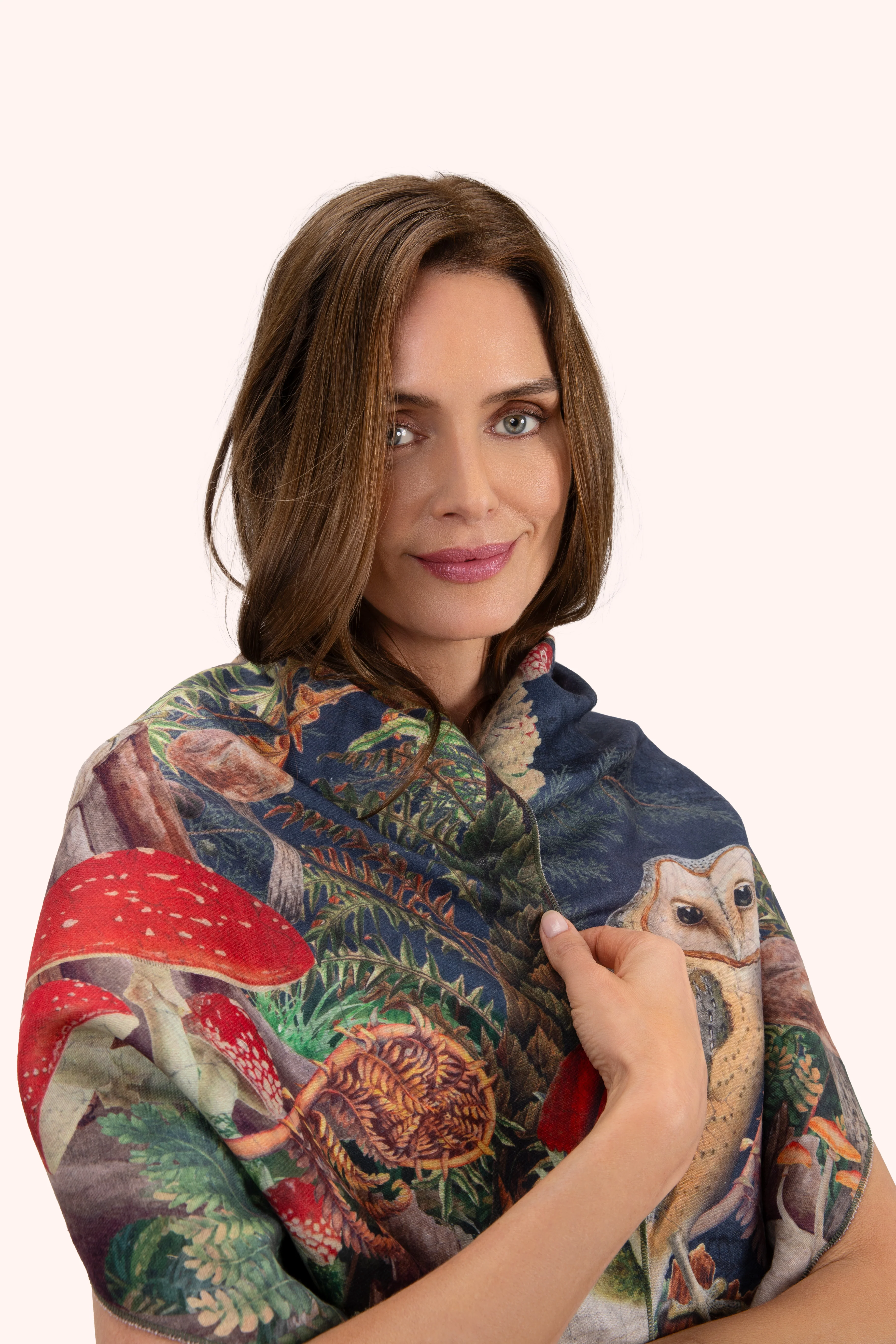 Lux Scarf - Wild Woodland Owl - Image 2