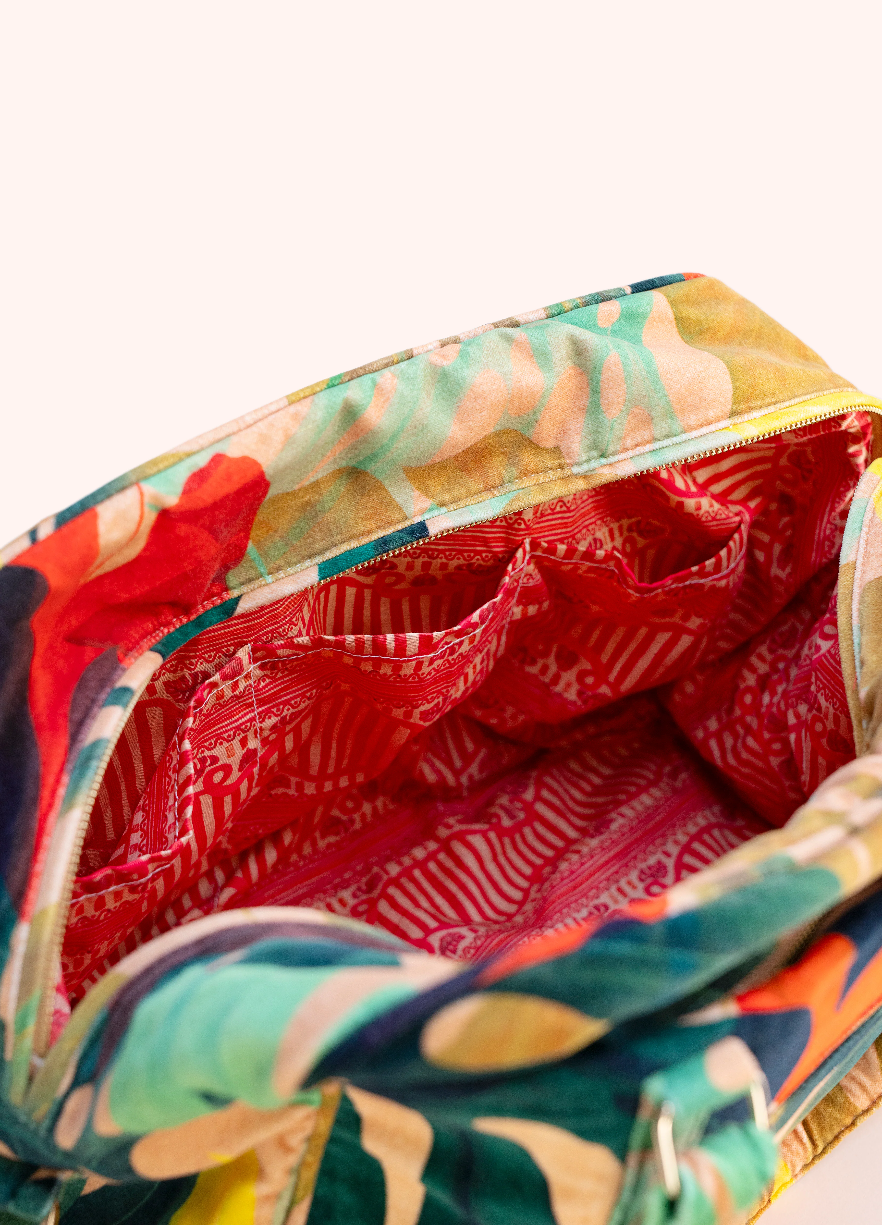 Luxe Weekender Bag - Exotic Leaves - Image 7