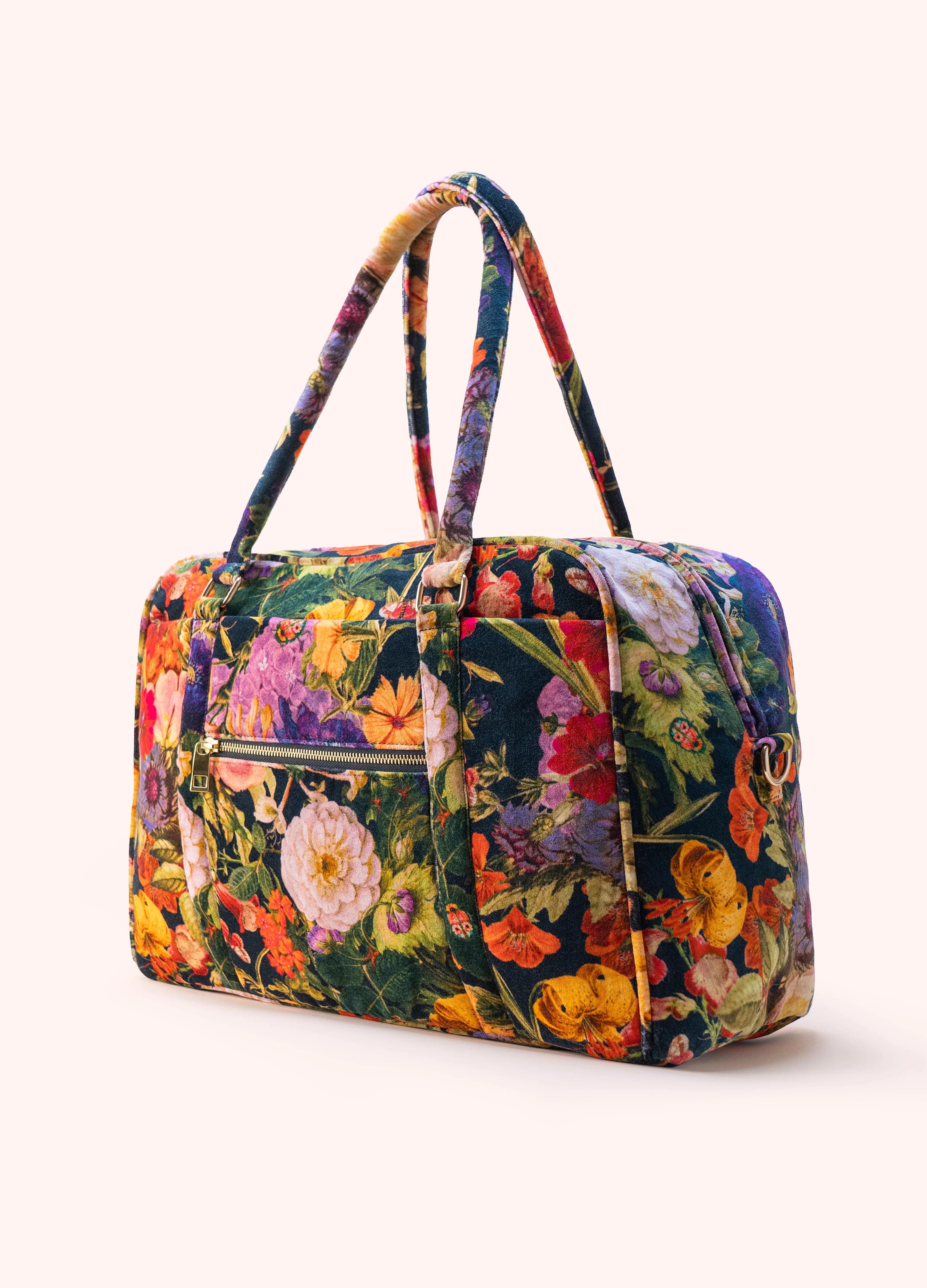 Luxe Weekender Bags - Midnight Posy - Image 5