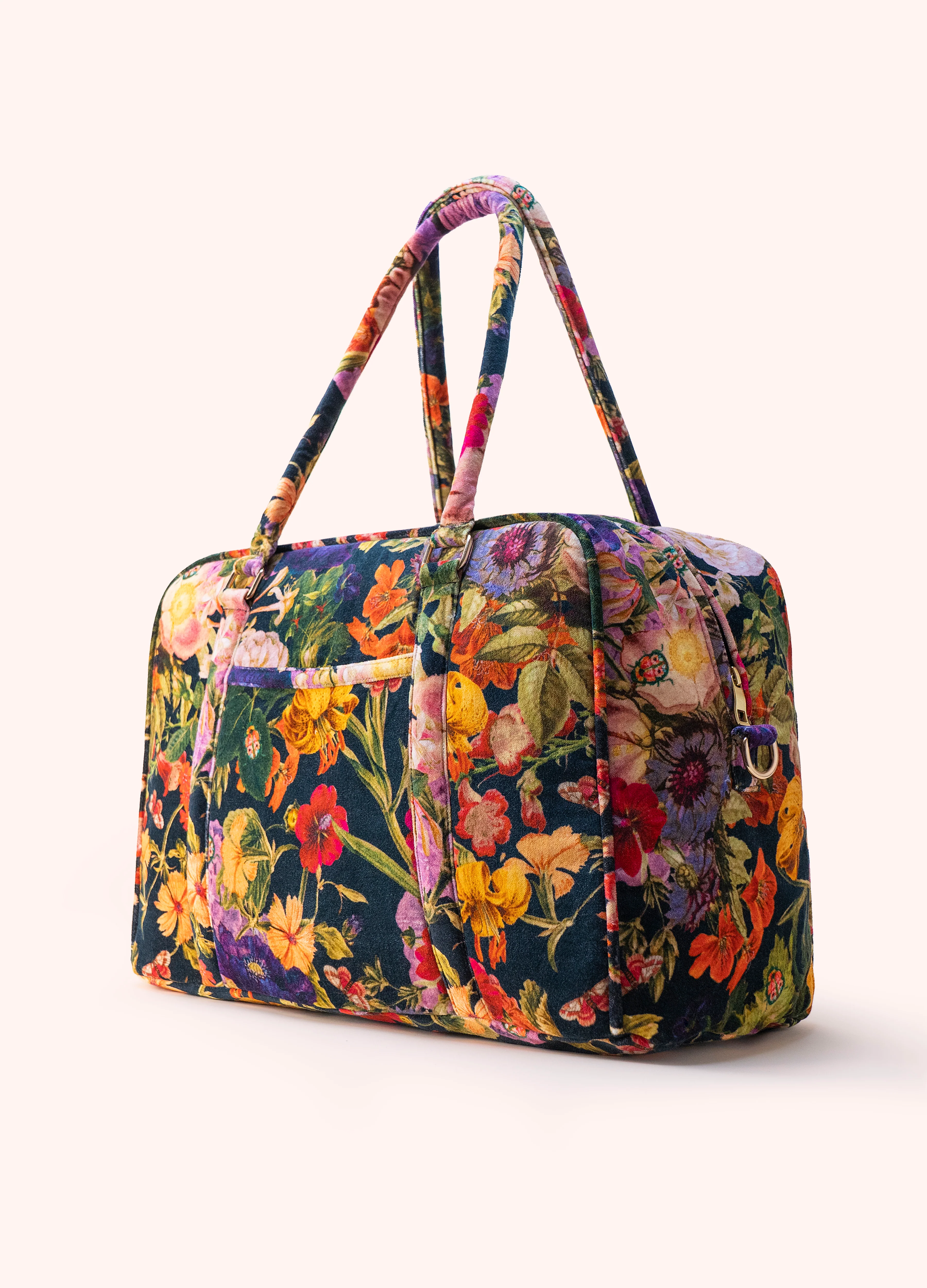 Luxe Weekender Bags - Midnight Posy - Image 6