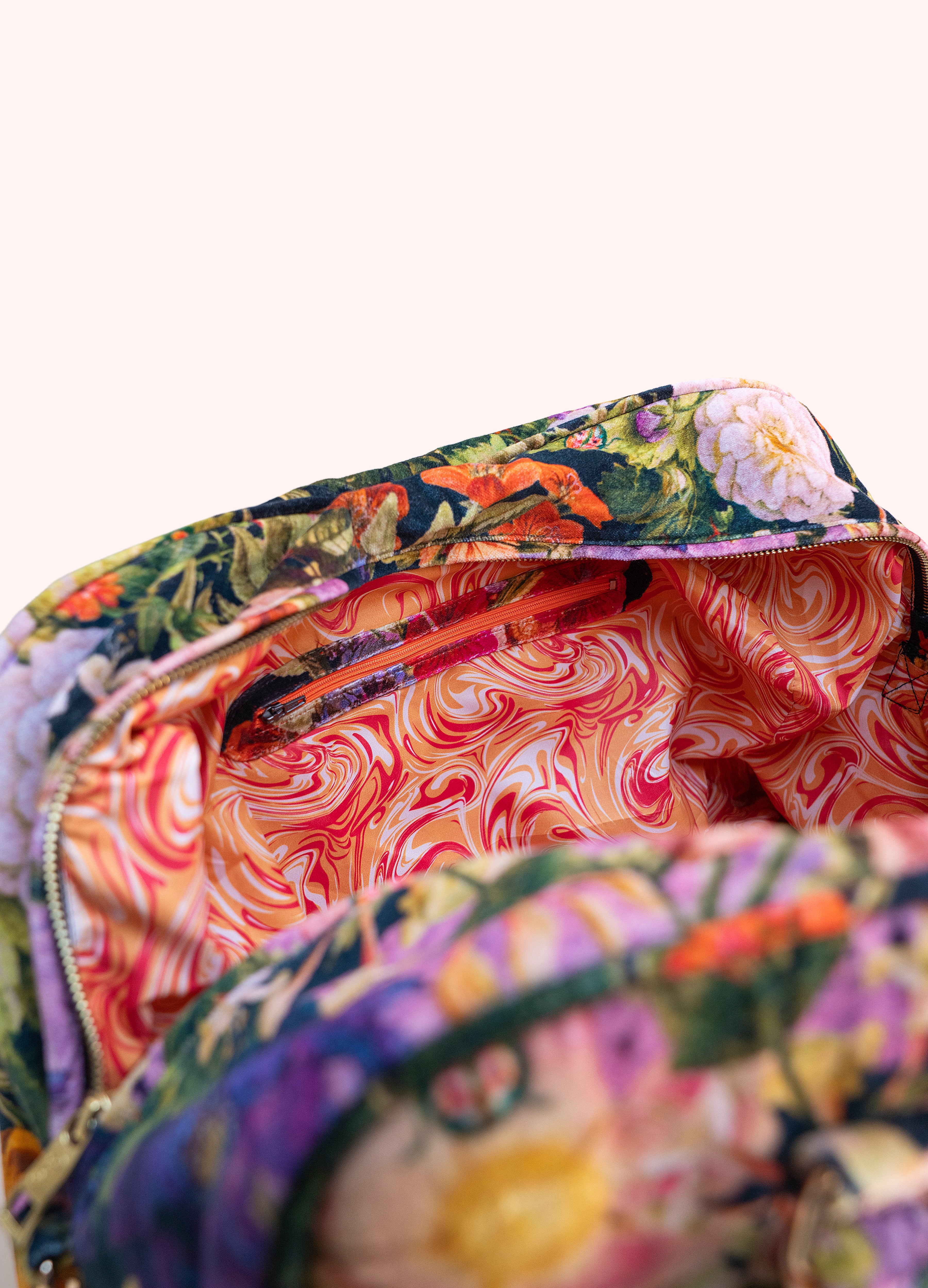 Luxe Weekender Bags - Midnight Posy - Image 7
