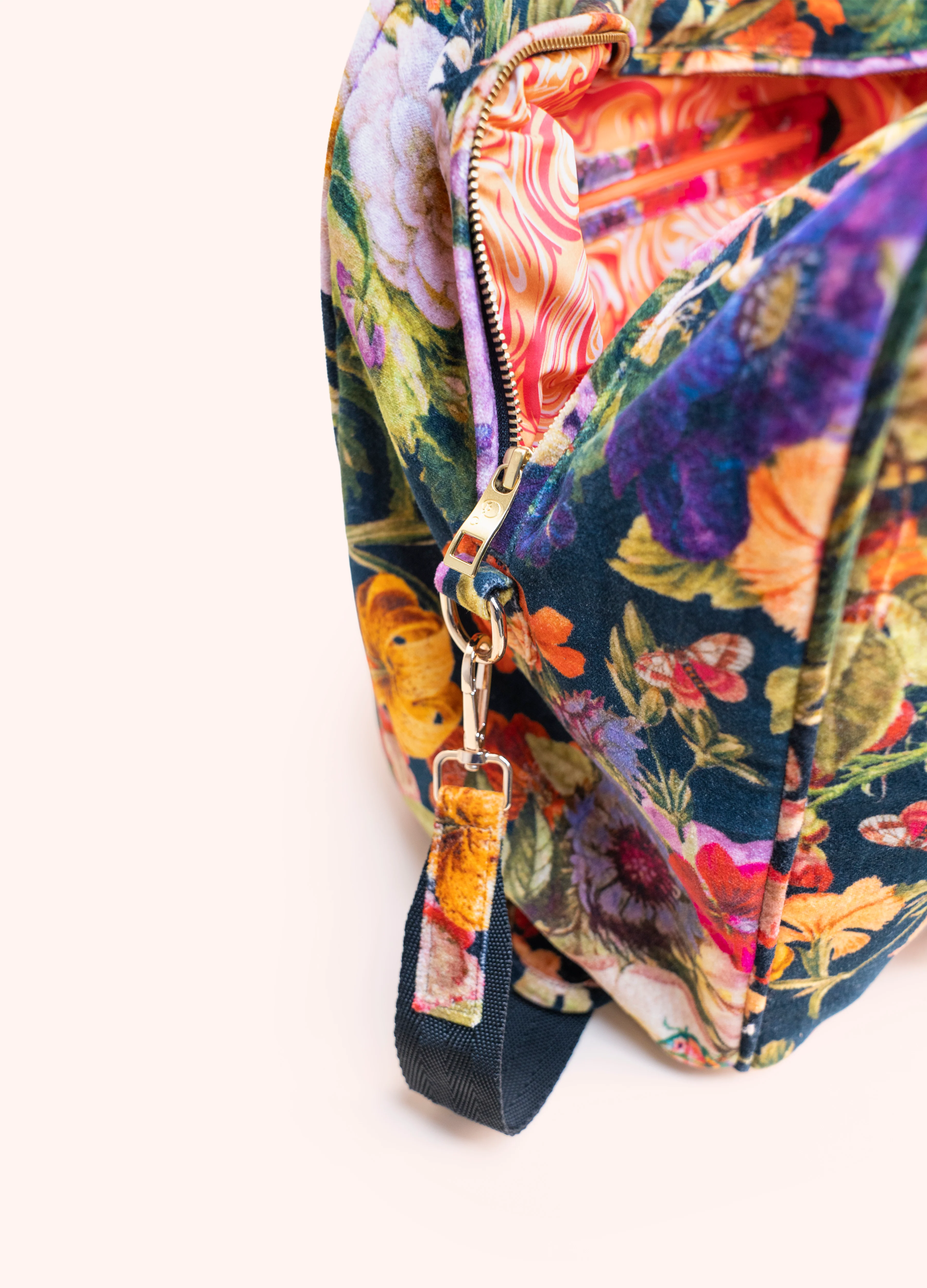 Luxe Weekender Bags - Midnight Posy - Image 9