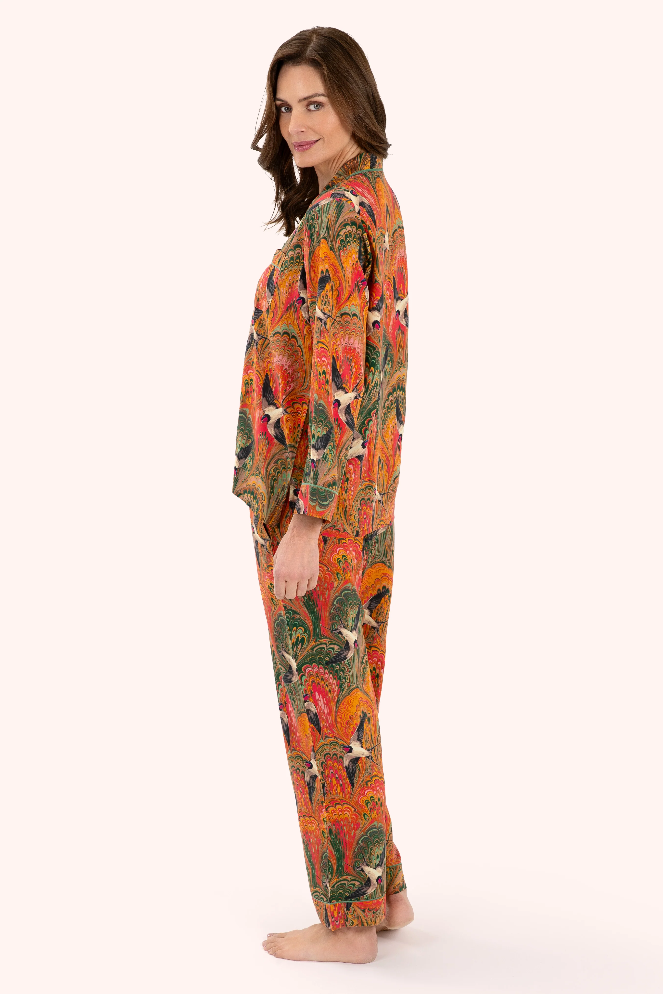 Supersoft Marbled Swallows Pyjamas - Medium - Image 3