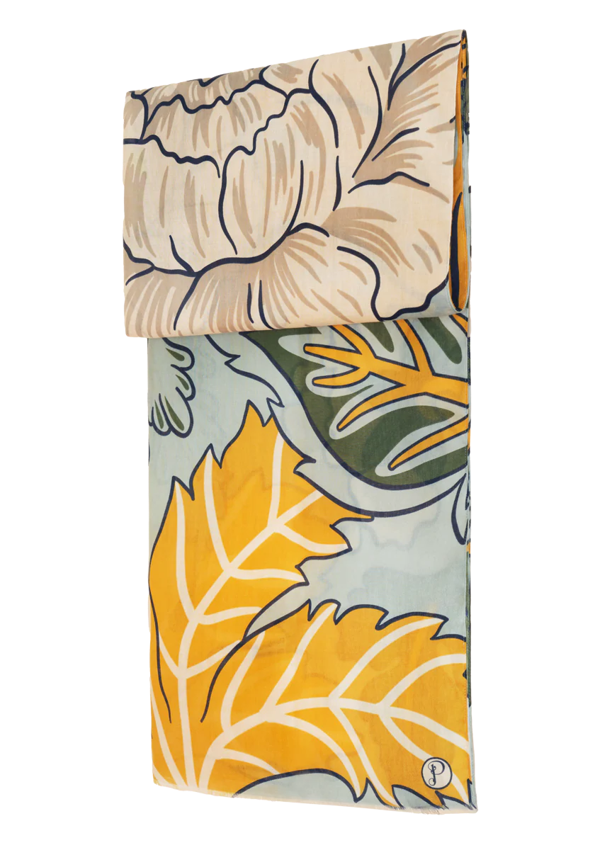 Printed Wild Floral Scarf - Image 3