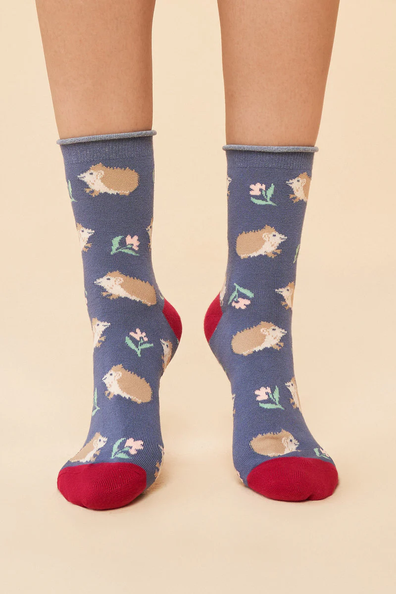 Snuffling Hedgehogs Ankle Socks - Image 3