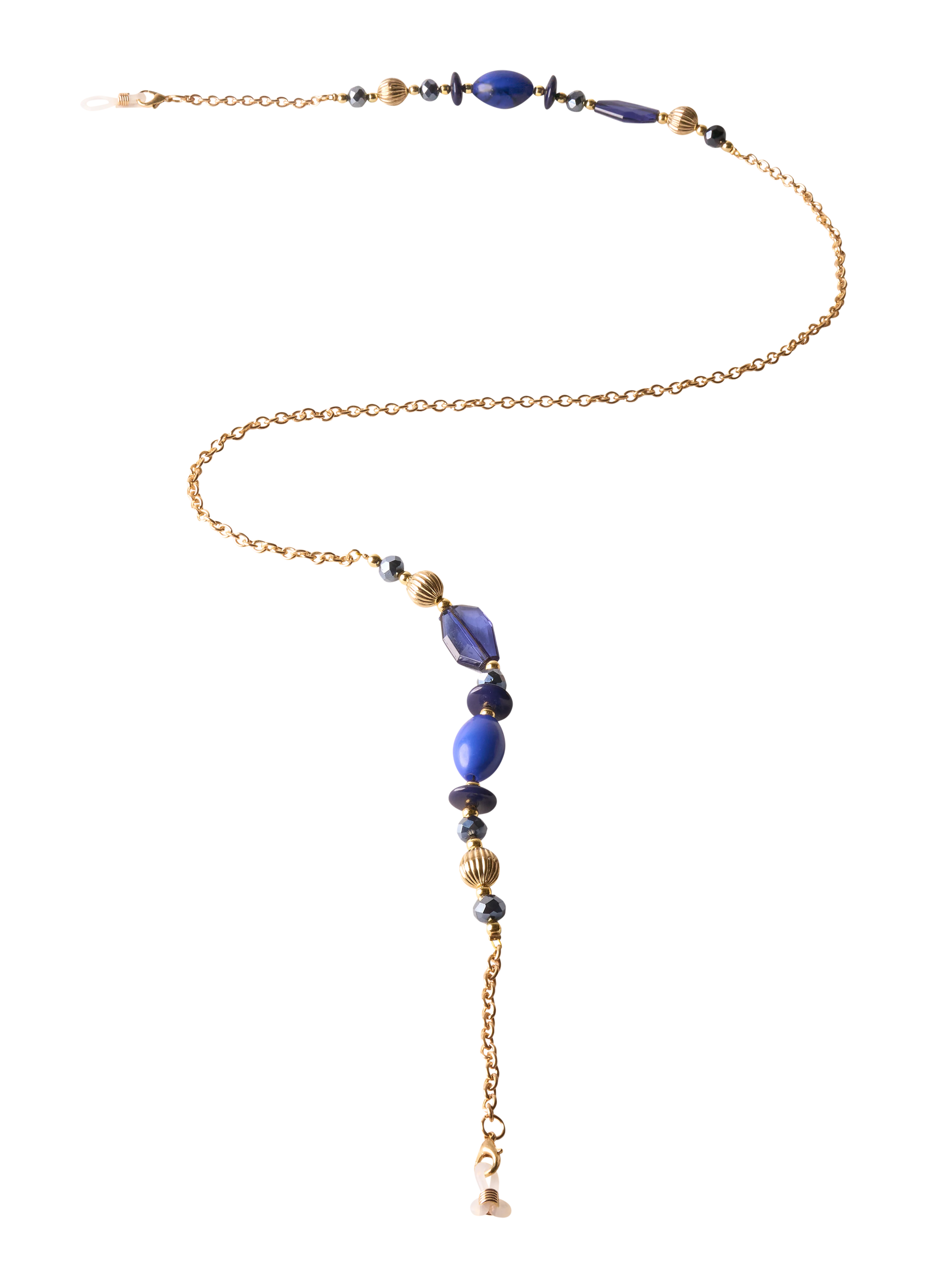 Sunglasses Chain - Bold Blue Beads