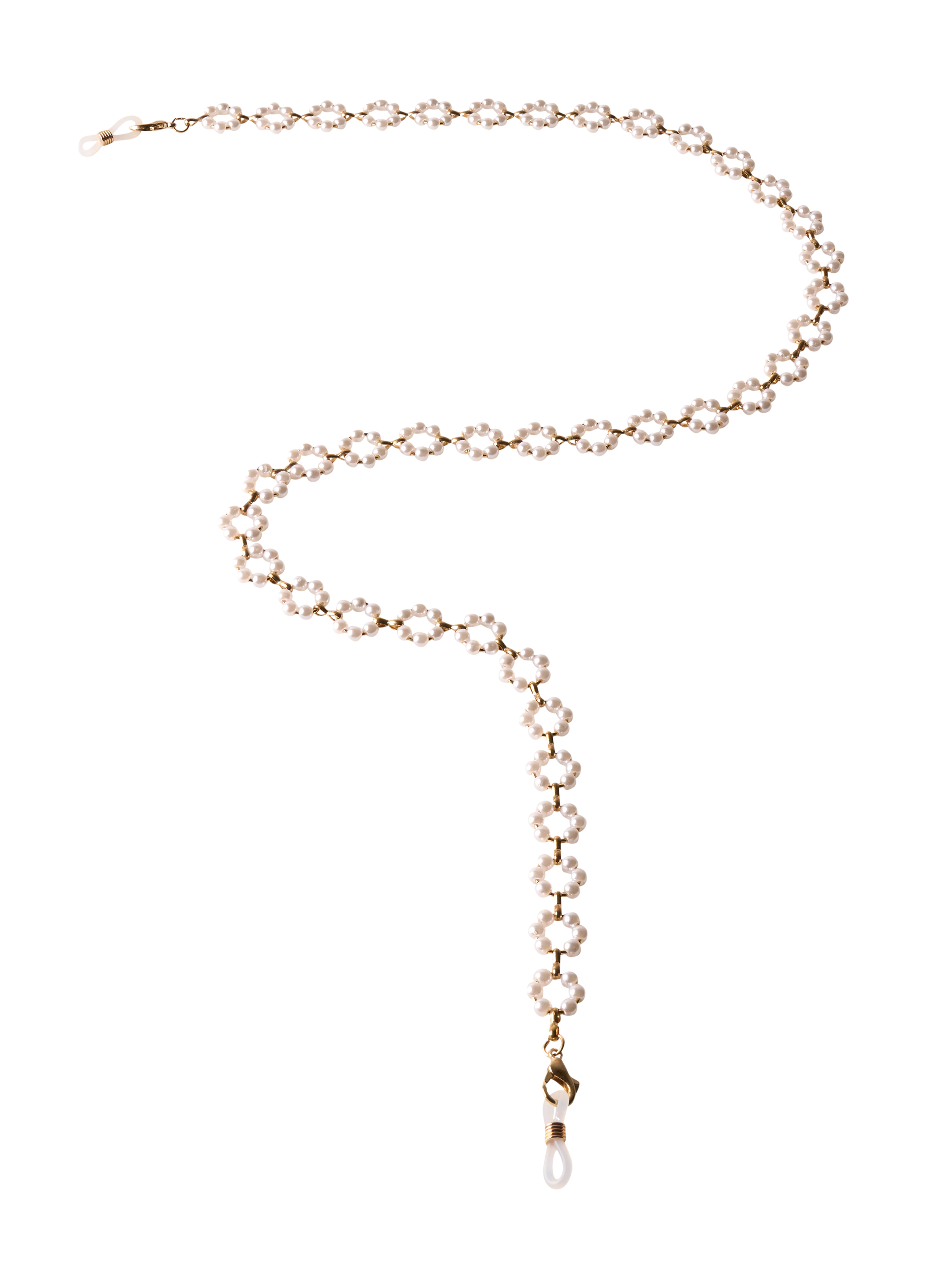 Sunglasses Chain - Mini Pearl Hoops