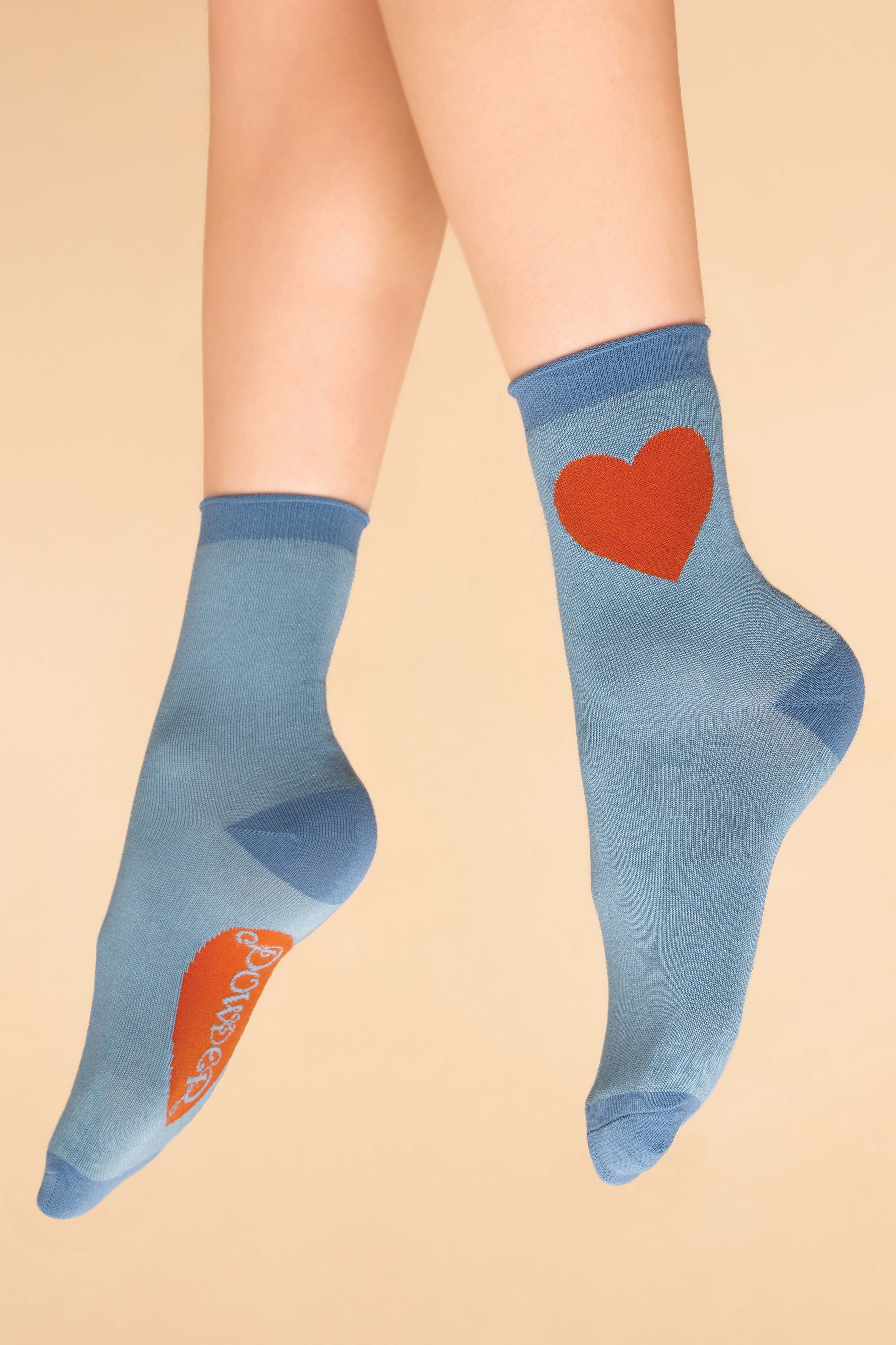 You Have My Heart Ankle Socks - Ice